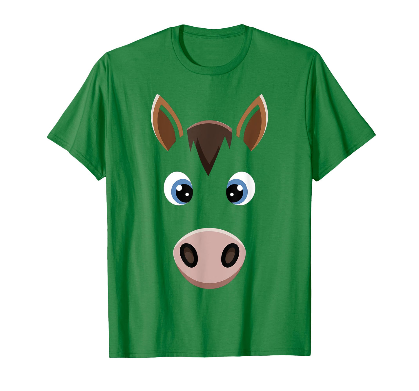 Halloween Horse Face Tshirt Costume Kids Cute Themed Horsey T-Shirt