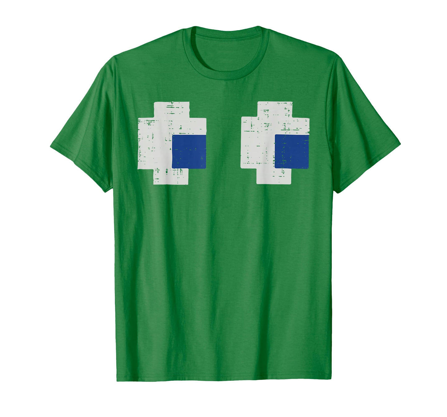 Halloween Gamer Pixel Eyes Gaming Costume Men Boys Kid Youth T-Shirt