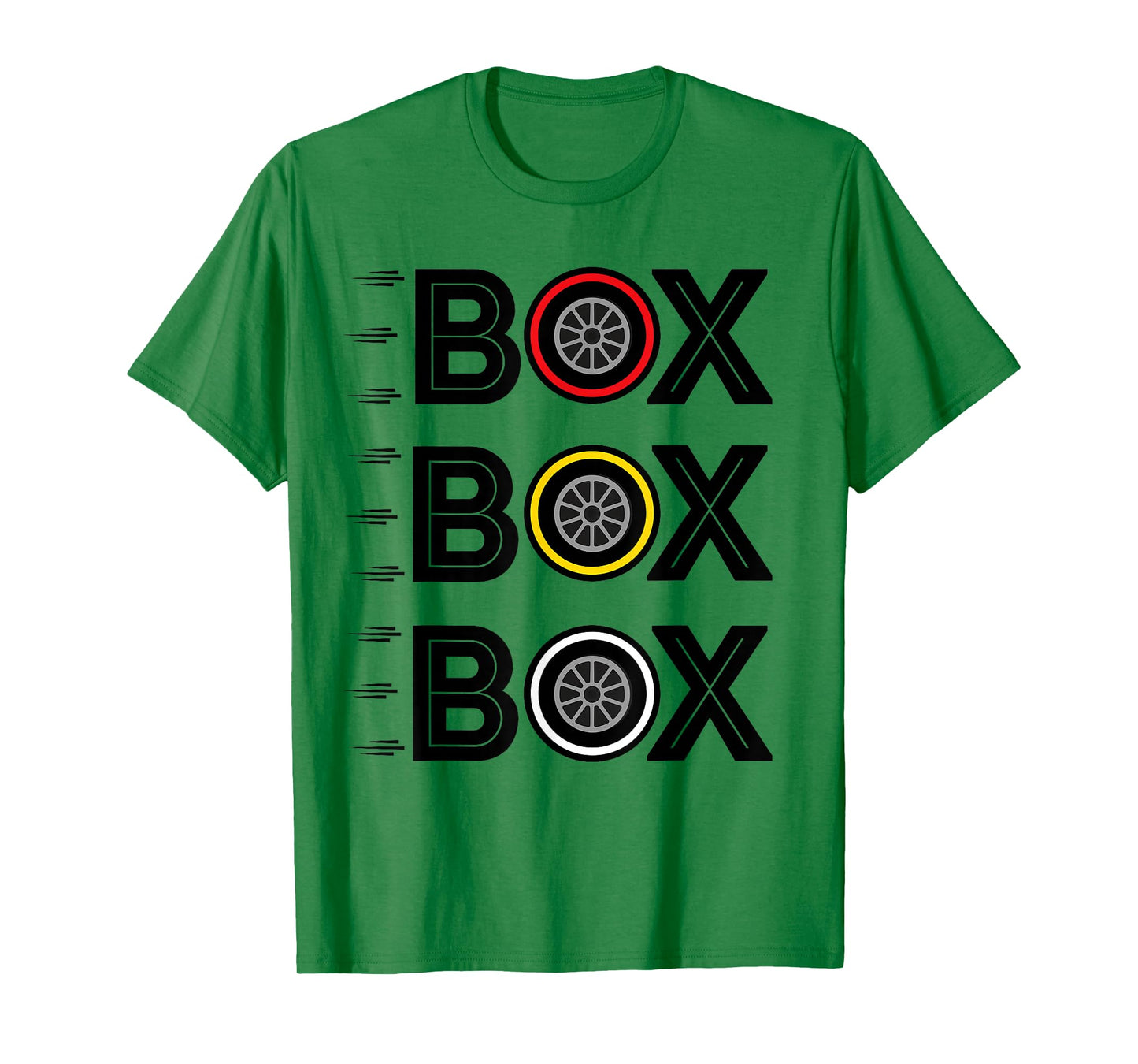Box Box Box Pit Radio Call Tyre Compound Motorsport Racing T-Shirt