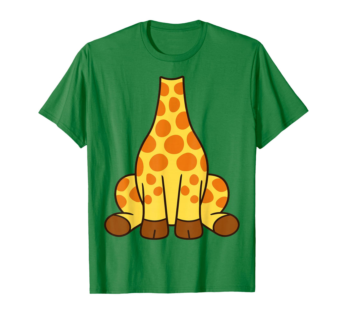 Giraffe Shirt Adult Men Women Kids Yellow Giraffe Costume T-Shirt