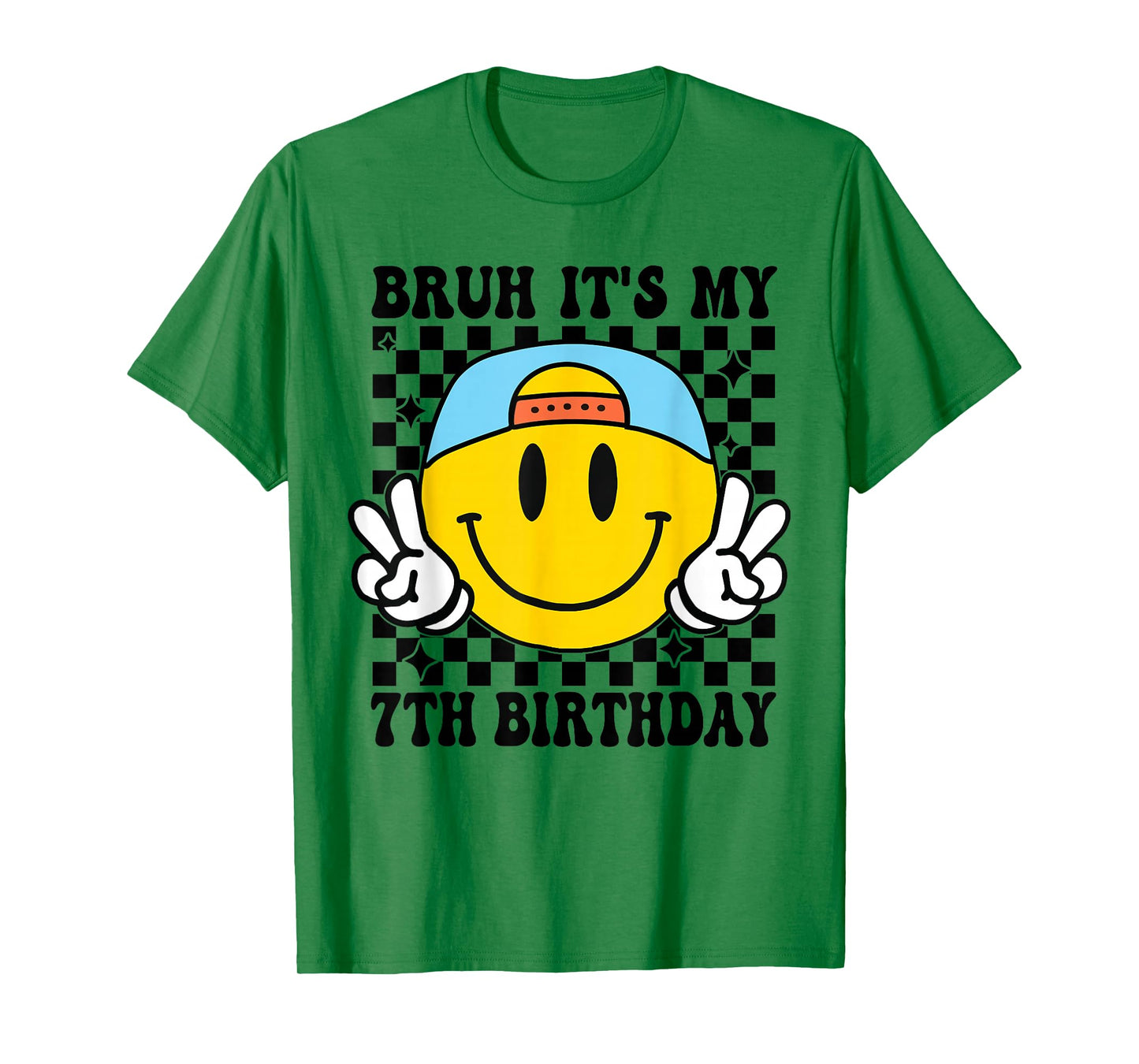 Bruh It's My 7th Birthday 7 Year Old Birthday Boys Girls T-Shirt