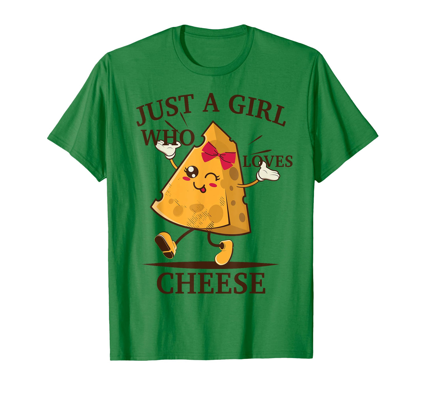 Just A Girl Who Loves Cheese Toddler Kids Women Funny T-Shirt