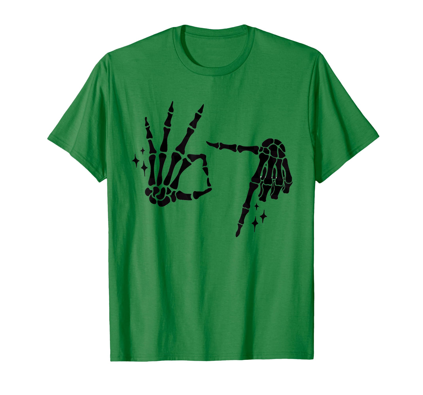 Funny 67 Meme Skeleton Hand 6 7 Halloween Six Seven Teens T-Shirt