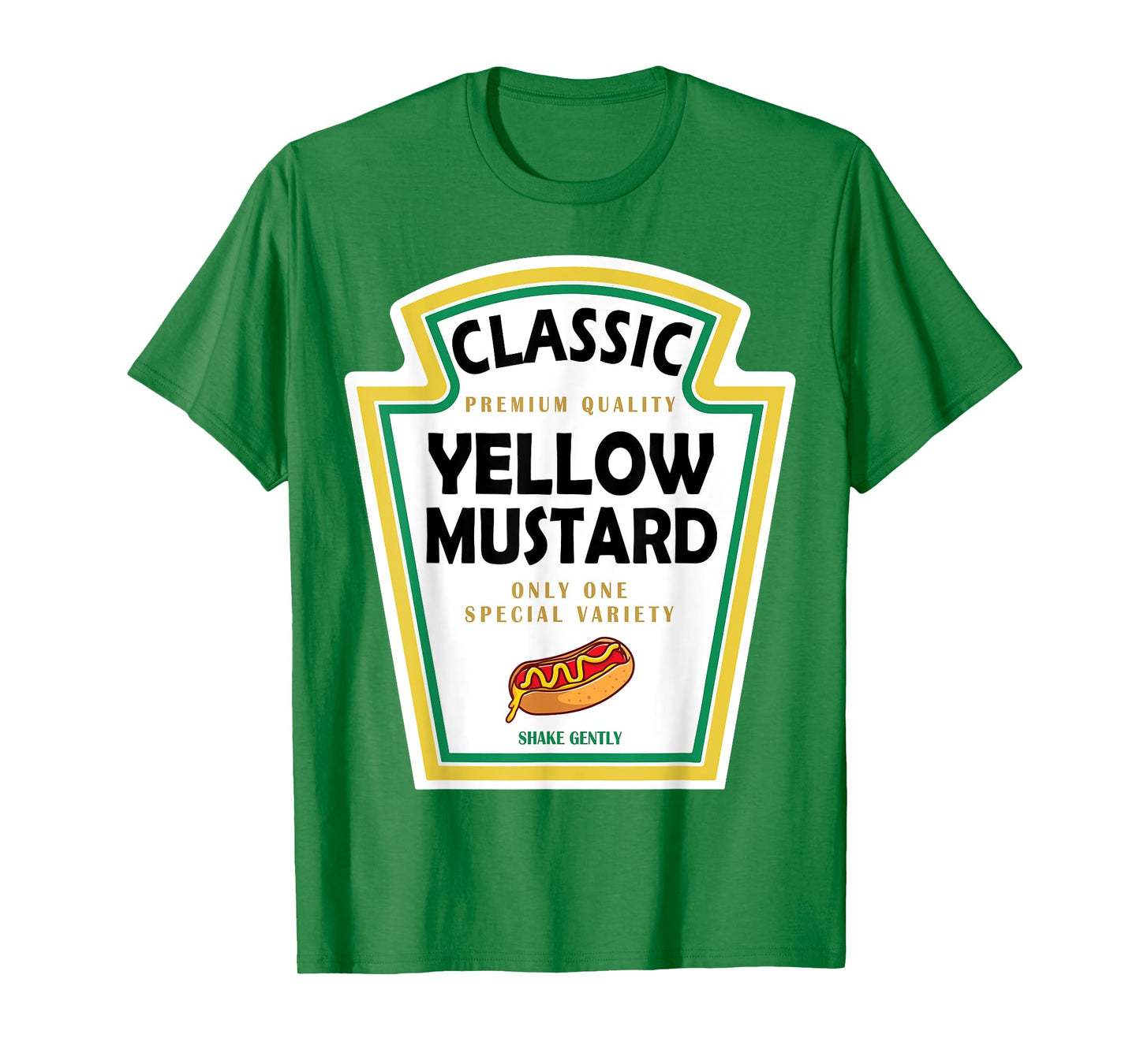 Yellow Mustard DIY Halloween Costume Matching Group Mustard T-Shirt