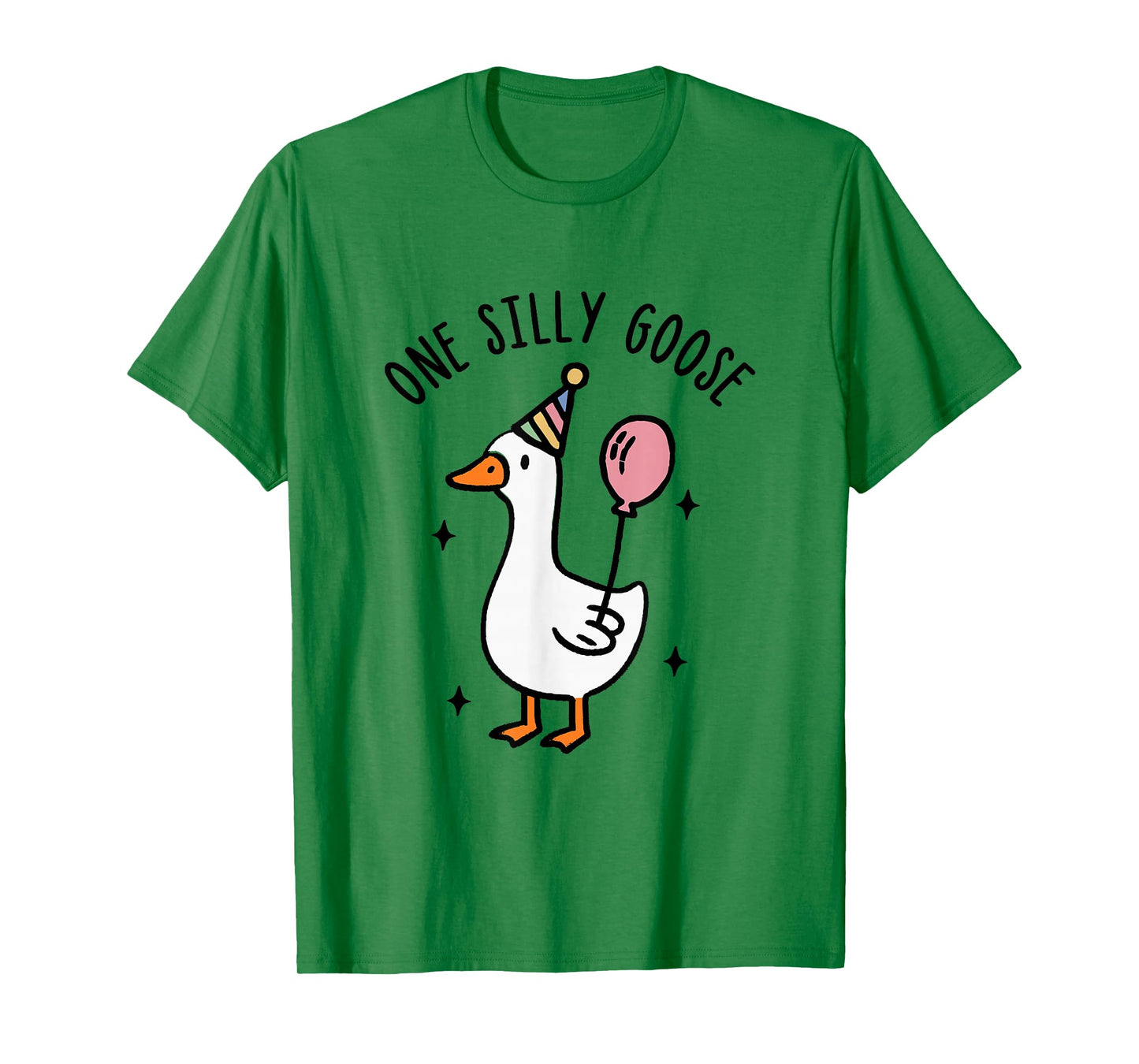 One Silly Goose Funny 1st First Birthday T-Shirt
