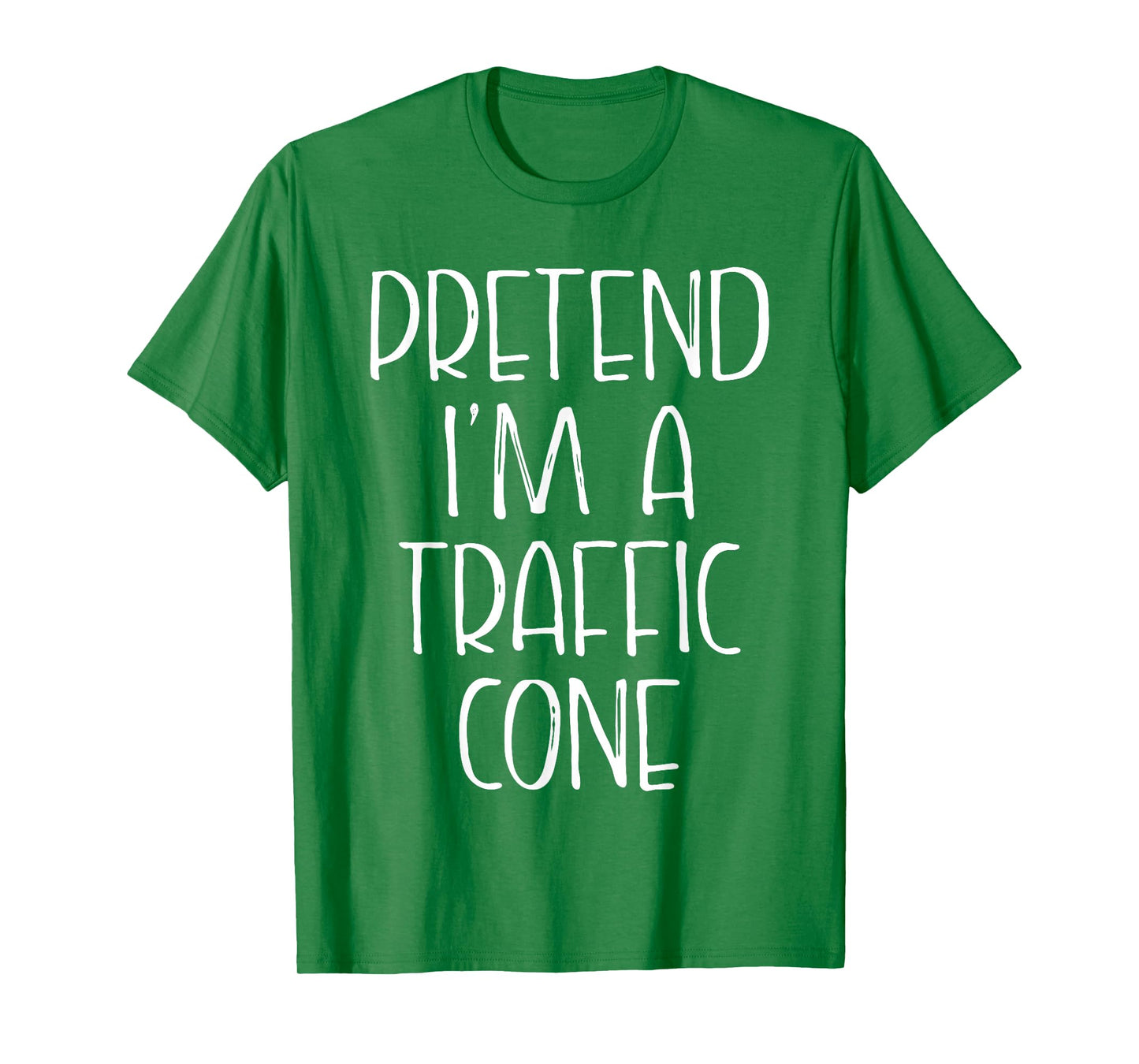 Pretend I'm A Traffic Cone Halloween Costume Group Matching T-Shirt