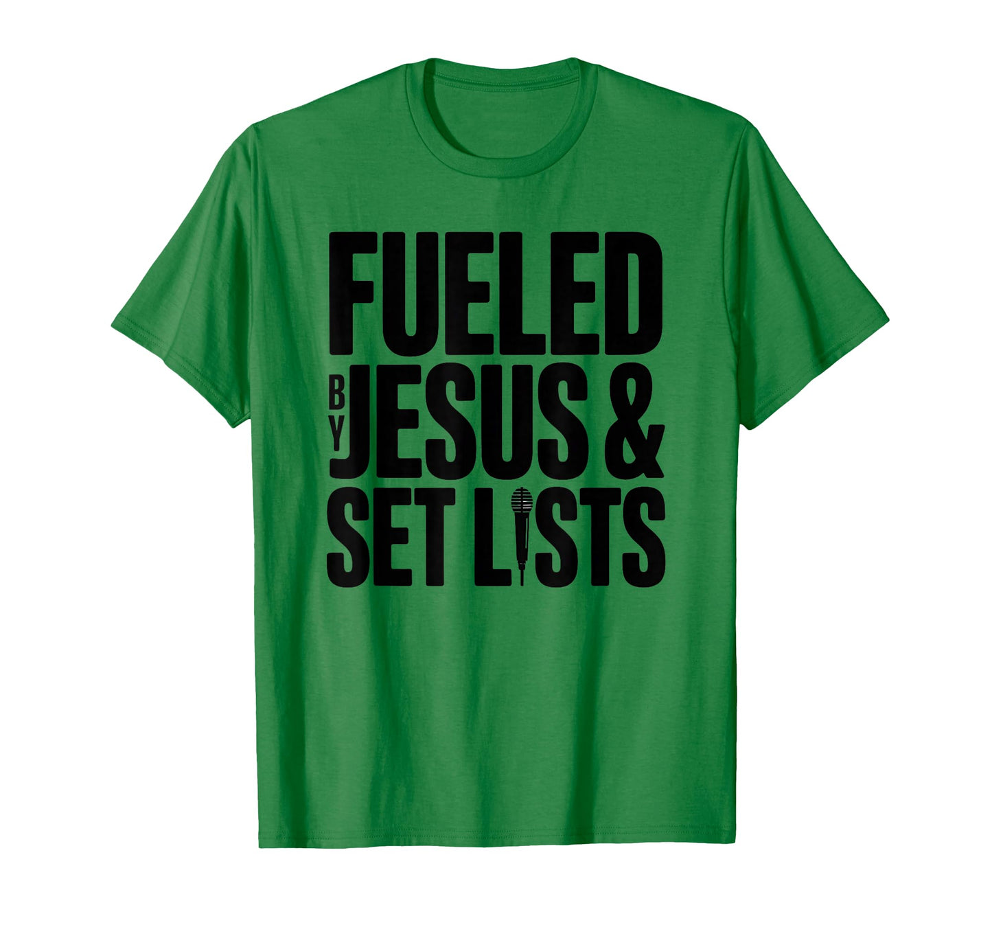 Worship Leader Fueled by Jesus Christian T-Shirt