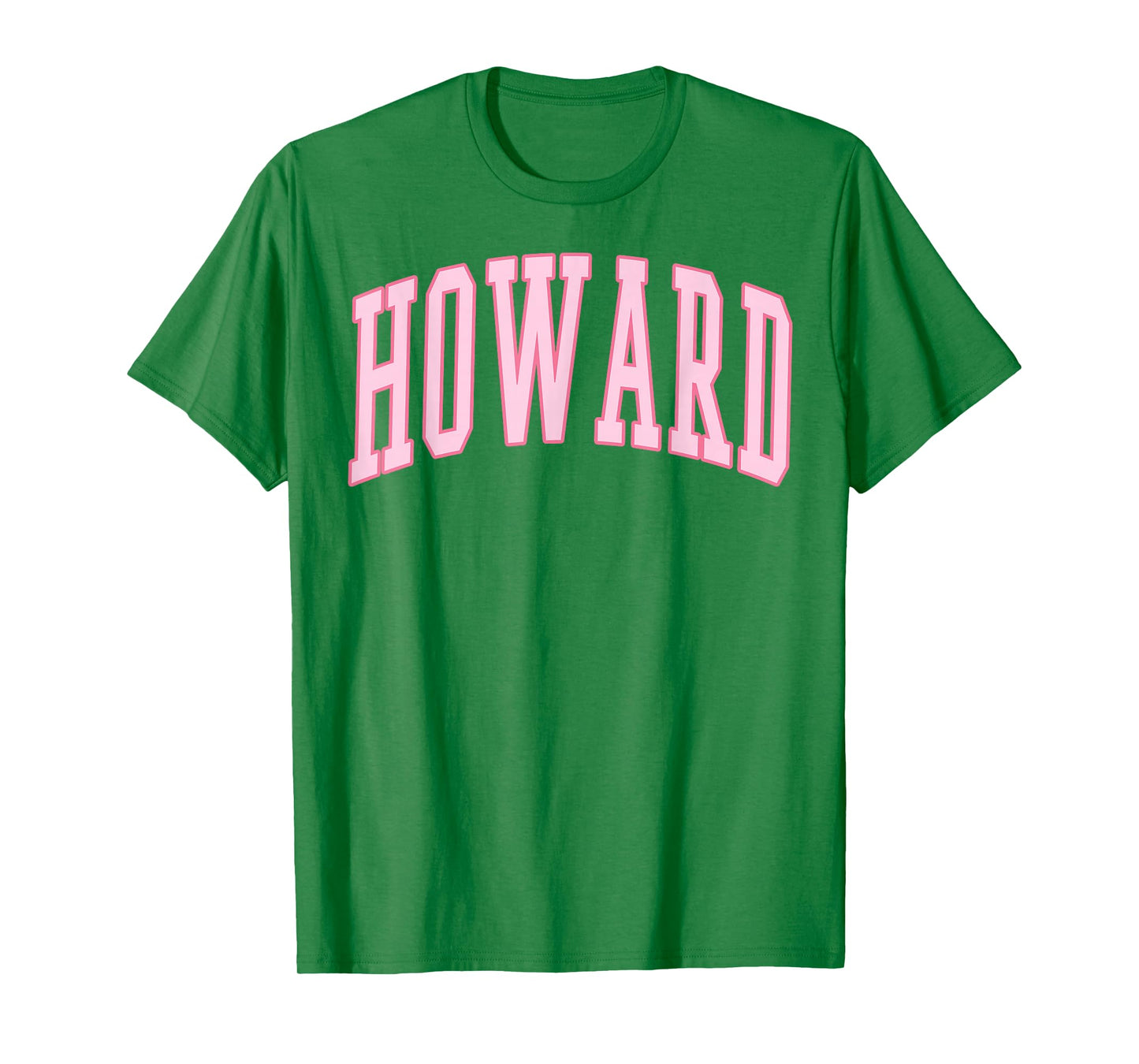 Howard Vintage Preppy Varsity Pink Sports T-Shirt