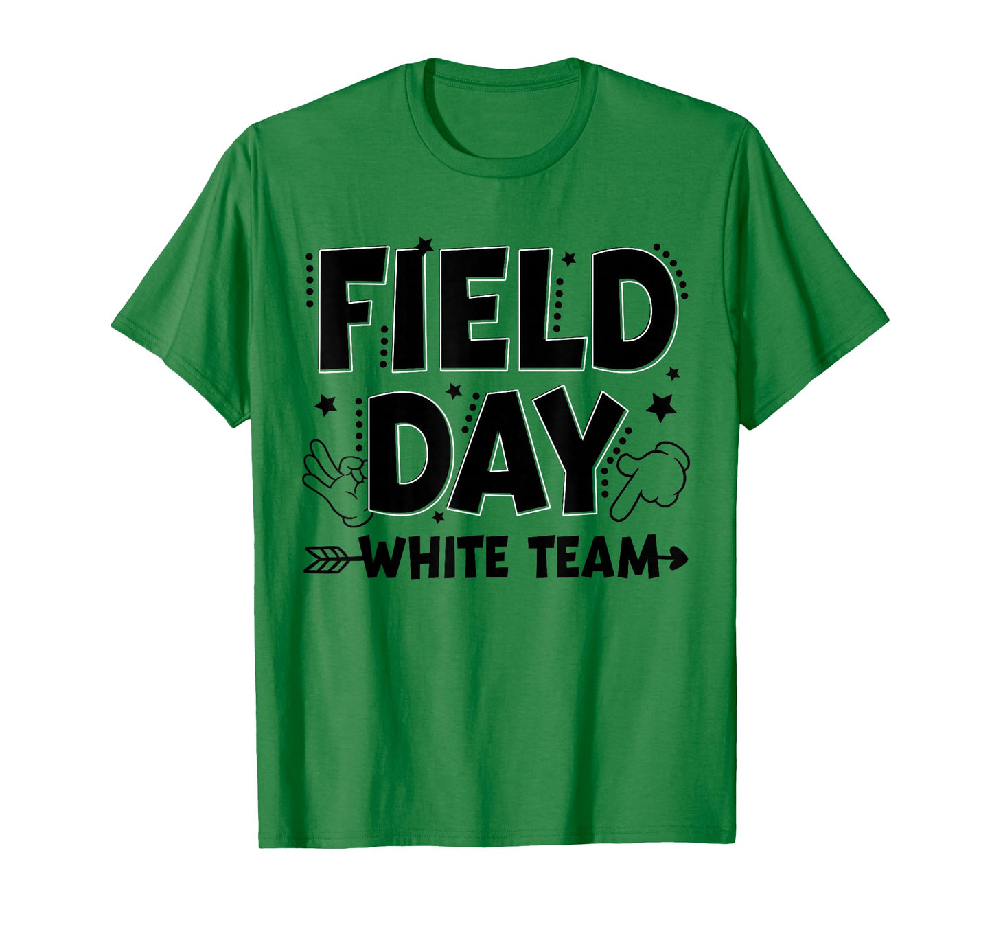 White Team Field Day Color Game Competition Men Women Kid T-Shirt