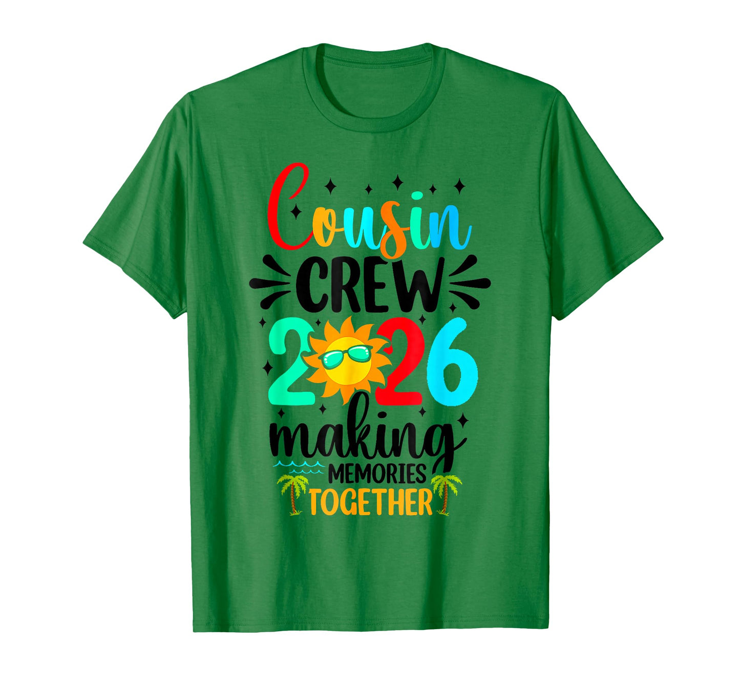 Cousin Crew 2026 Summer Vacation Beach Family Trip Matching T-Shirt