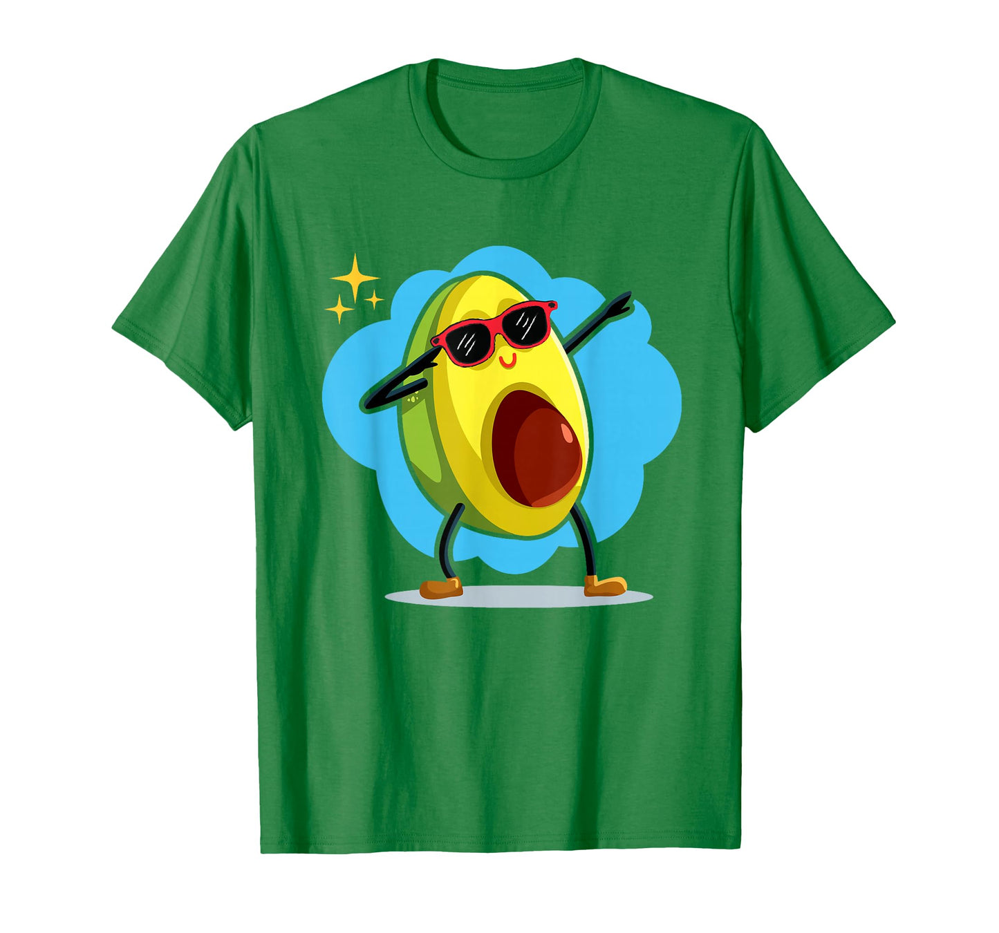 Cute Dabbing Avocado Shirt Funny Avocado Costume Kids T-Shirt