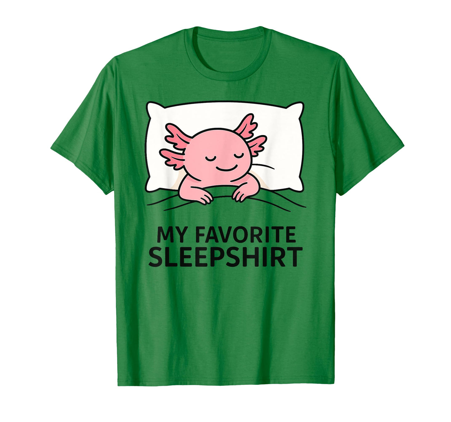 Axolotl Favorite Sleepshirt Sleeping Pajamas Boys Girls T-Shirt