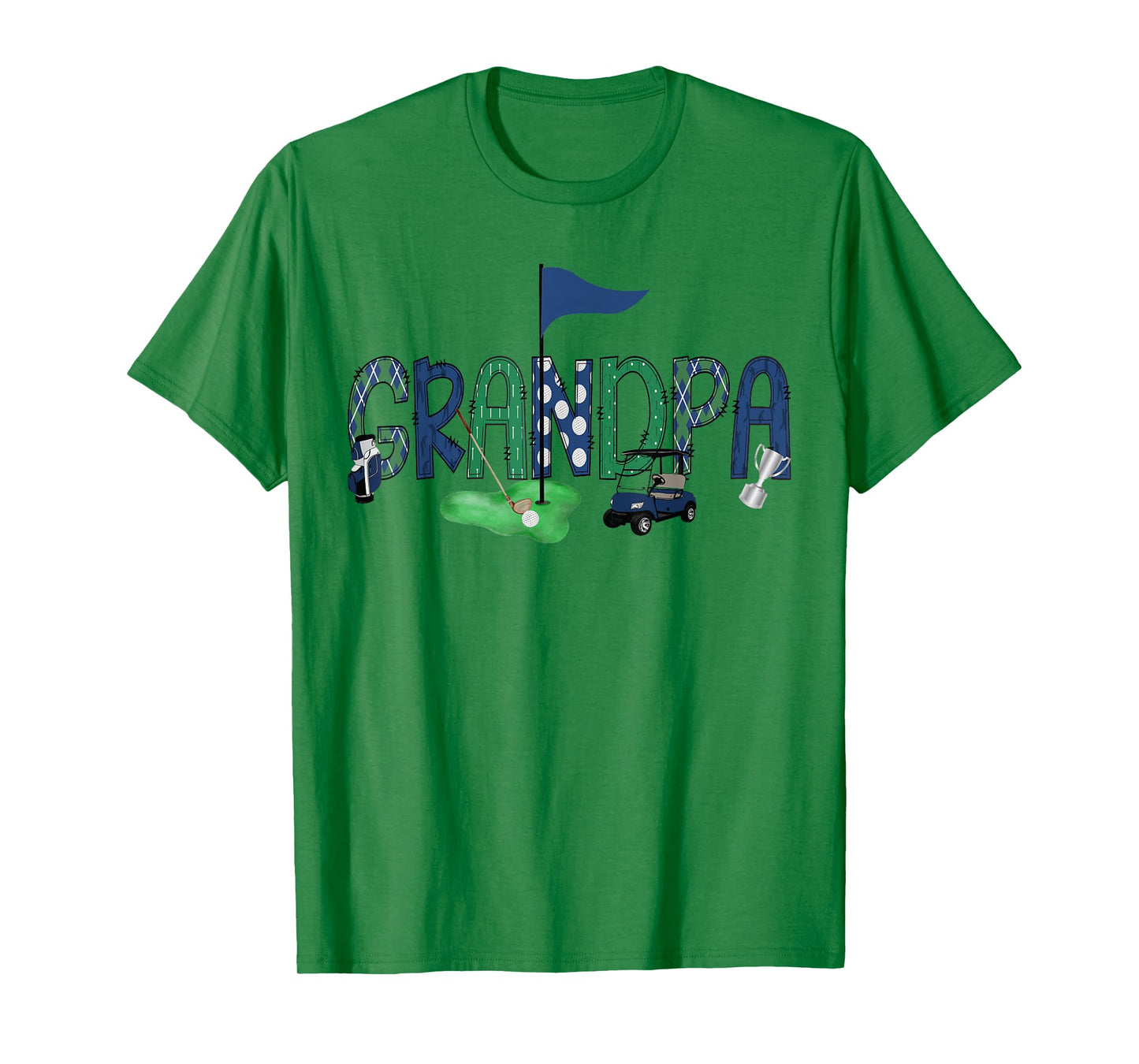 Grandpa Of The Birthday Boy Hole in One Golf Sport Matching T-Shirt