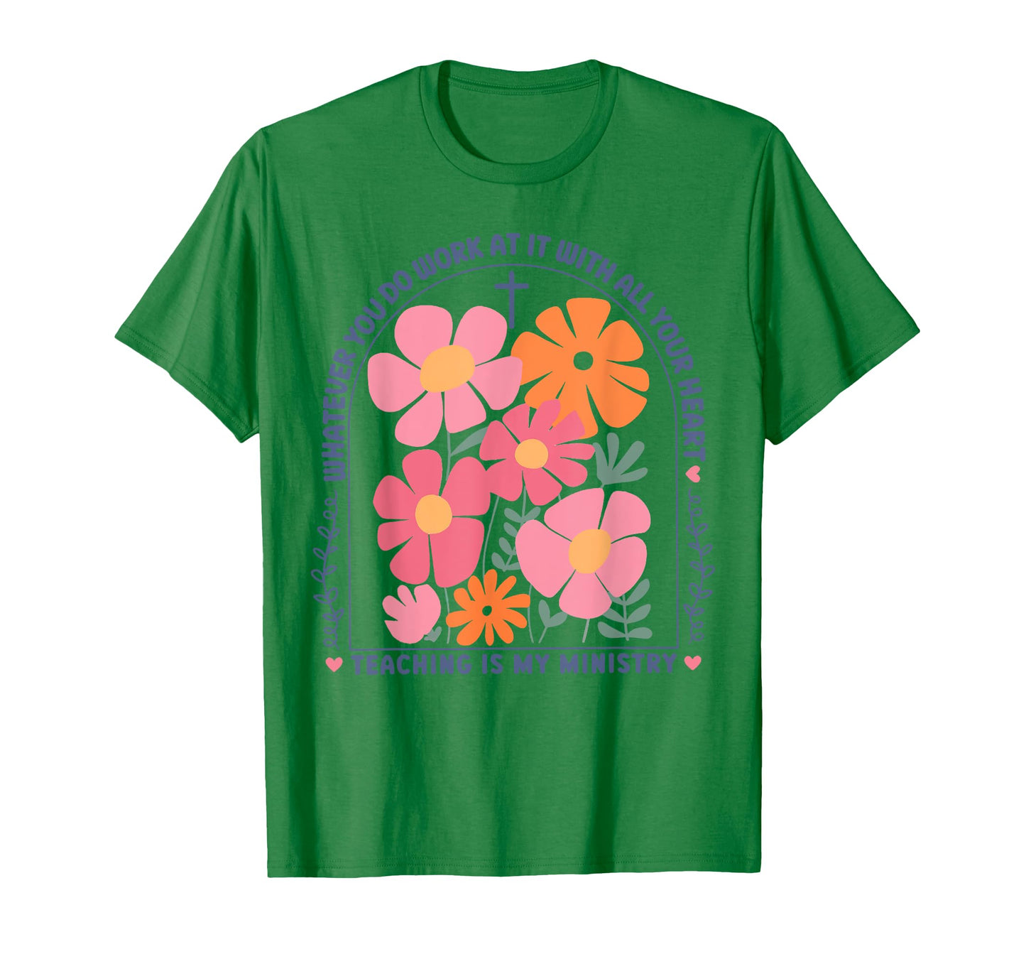 Teaching is My Ministry God Christian Teacher Back to School T-Shirt