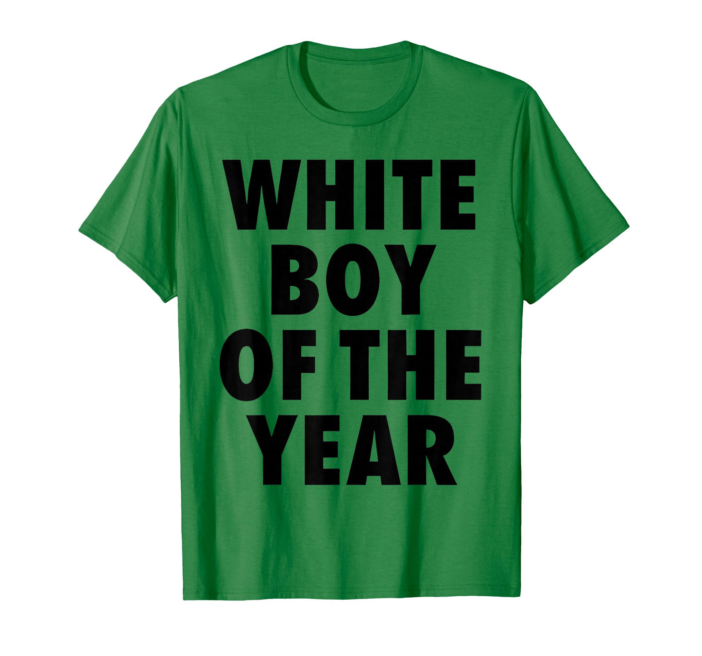 White Boy of The Year for Men Boys Kids Funny Graphic T-Shirt