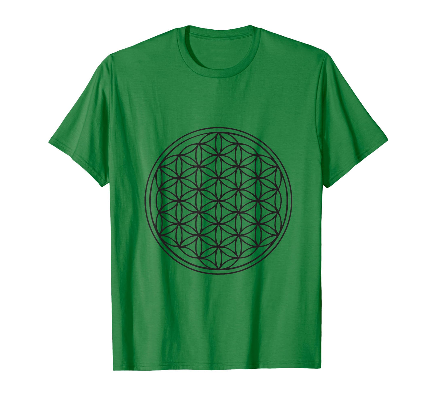 Classic Flower of Life T-Shirt Sacred Geometry Yoga New Age T-Shirt