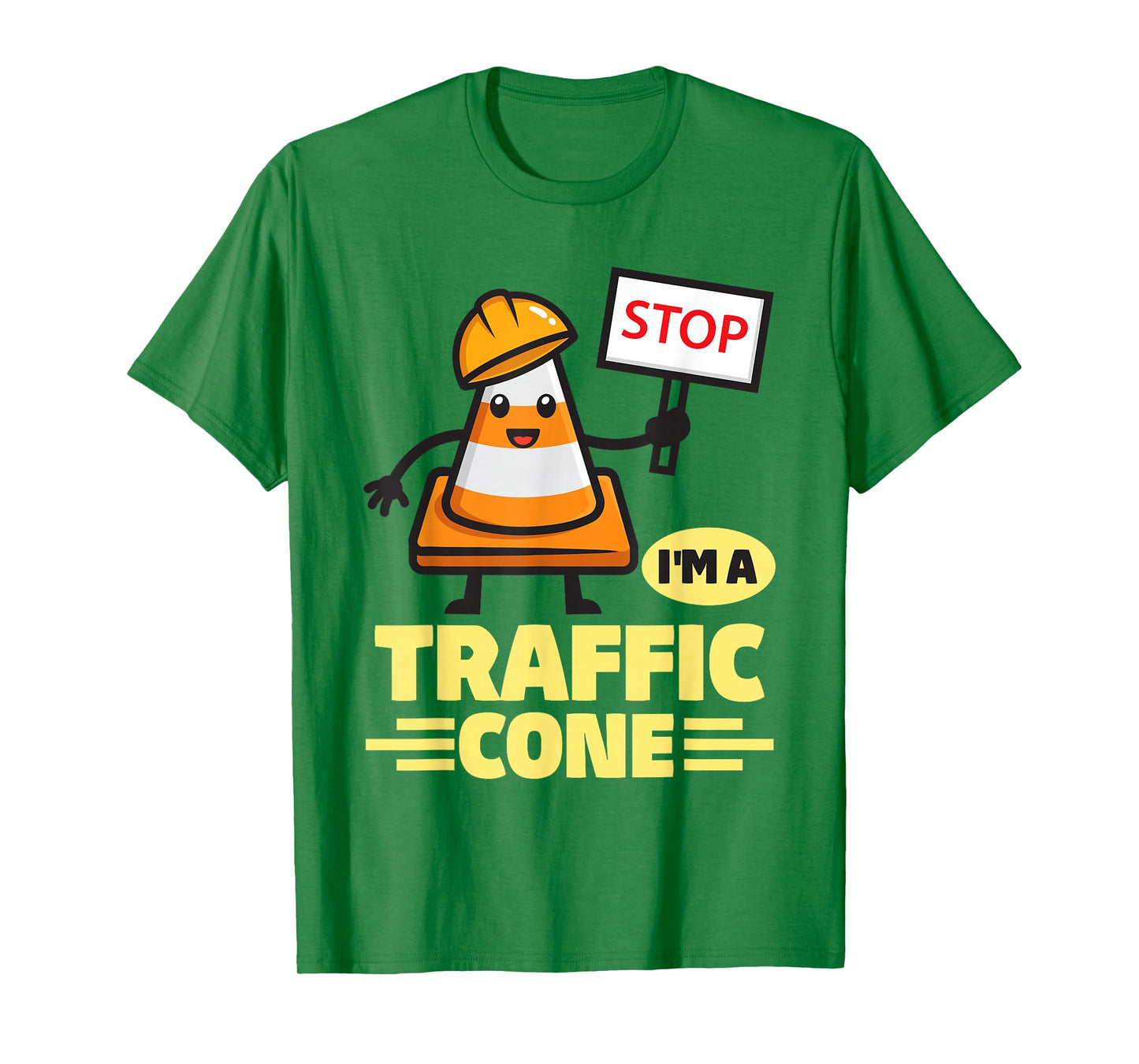 I'm A Traffic Cone Halloween Costume T-Shirt