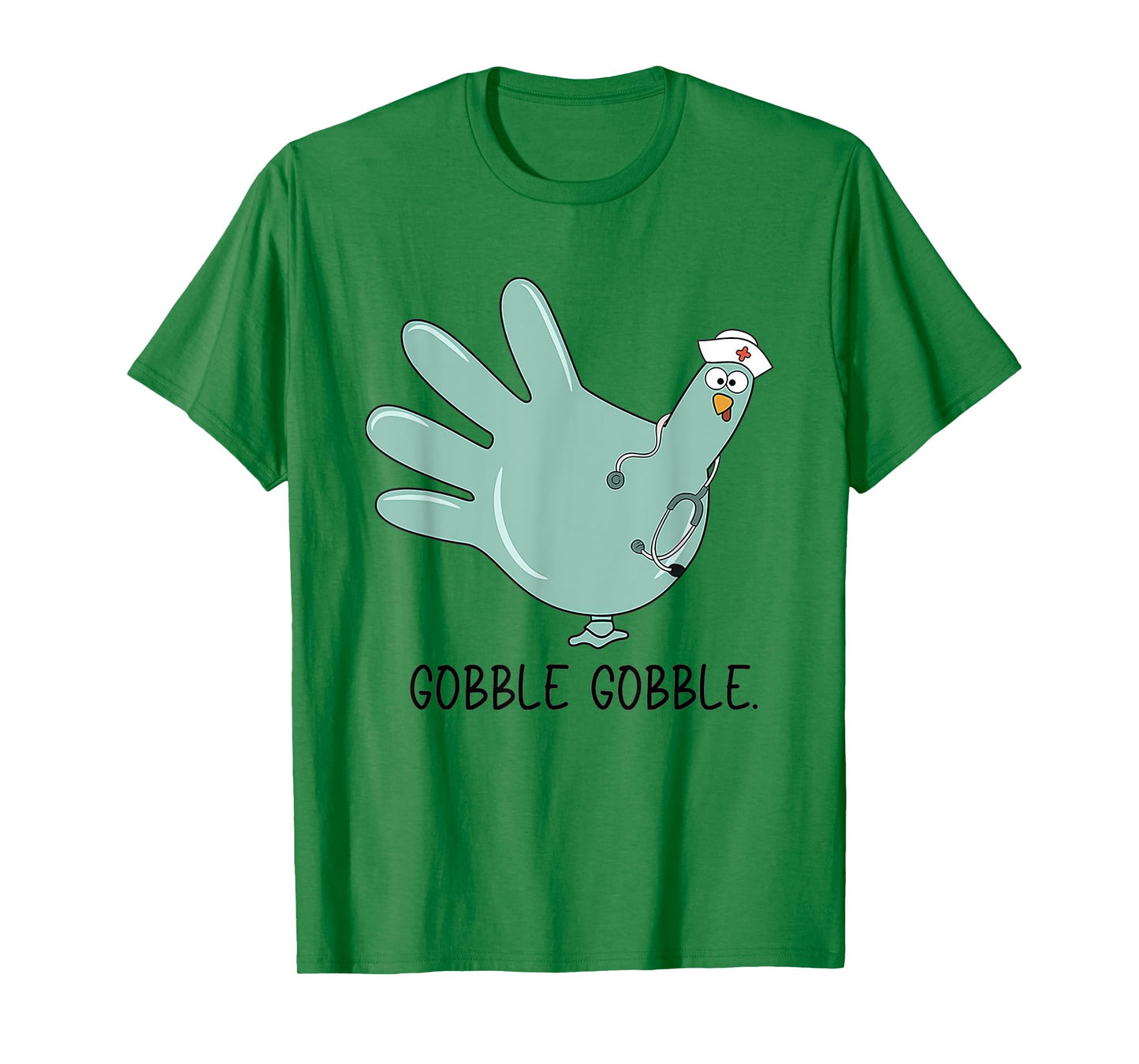 Turkey Glove Thanksgiving Gobble Nurse Thanksgiving Fall T-Shirt