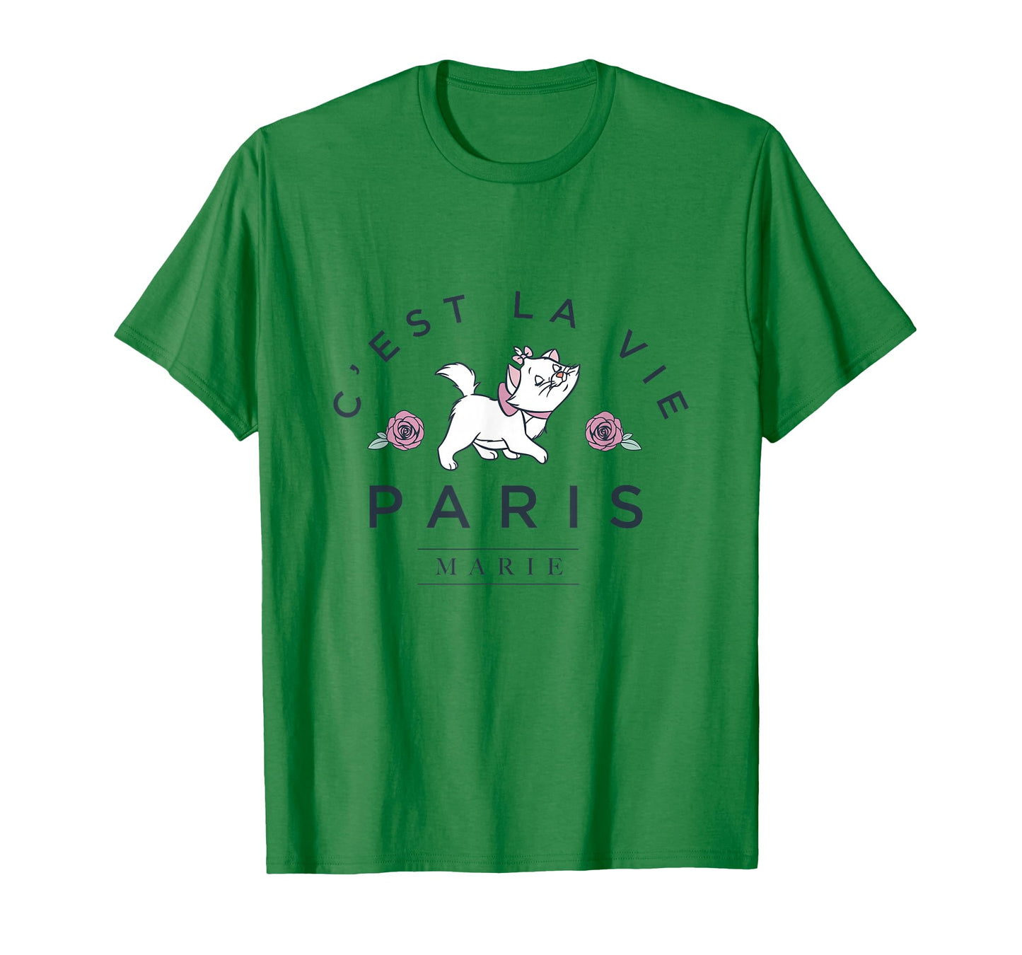 Disney The Aristocats Marie in Paris Floral Vibes T-Shirt