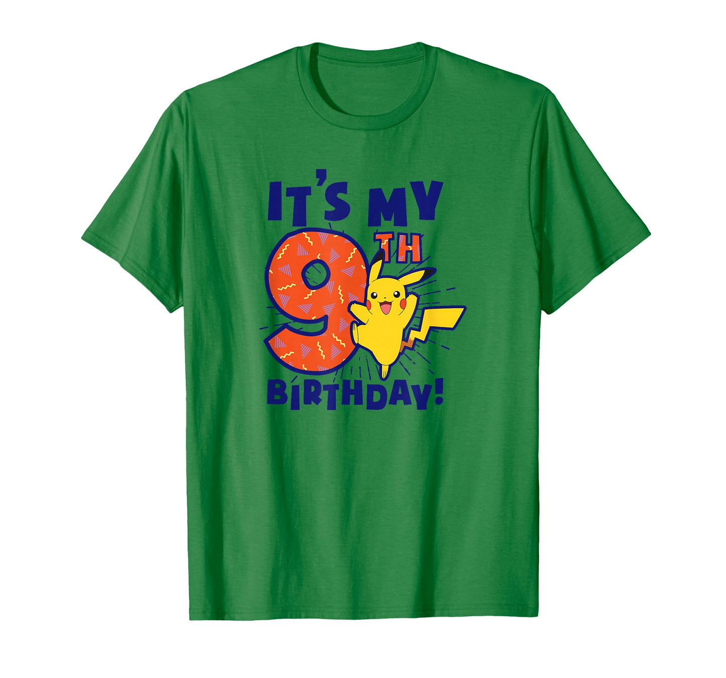 Pokémon Pikachu It's My 9th Birthday Awesome Celebration T-Shirt
