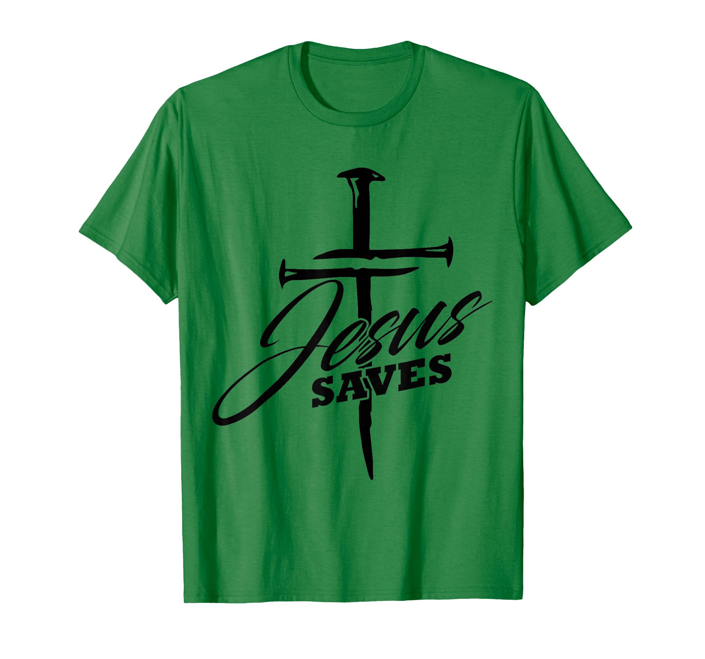 Jesus Saves Christian Cross God Faith Bible Pray T-Shirt