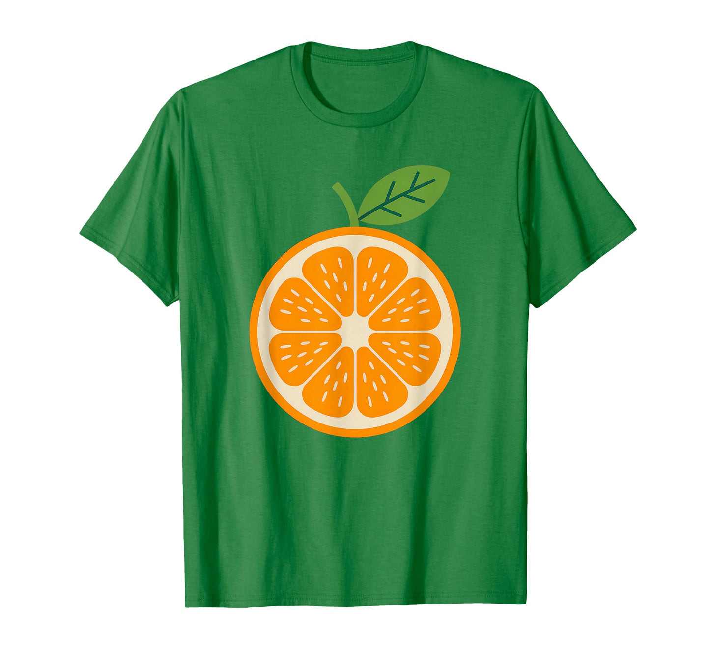Cute Orange Slice Costume Healthy Fruit Minimal T-Shirt
