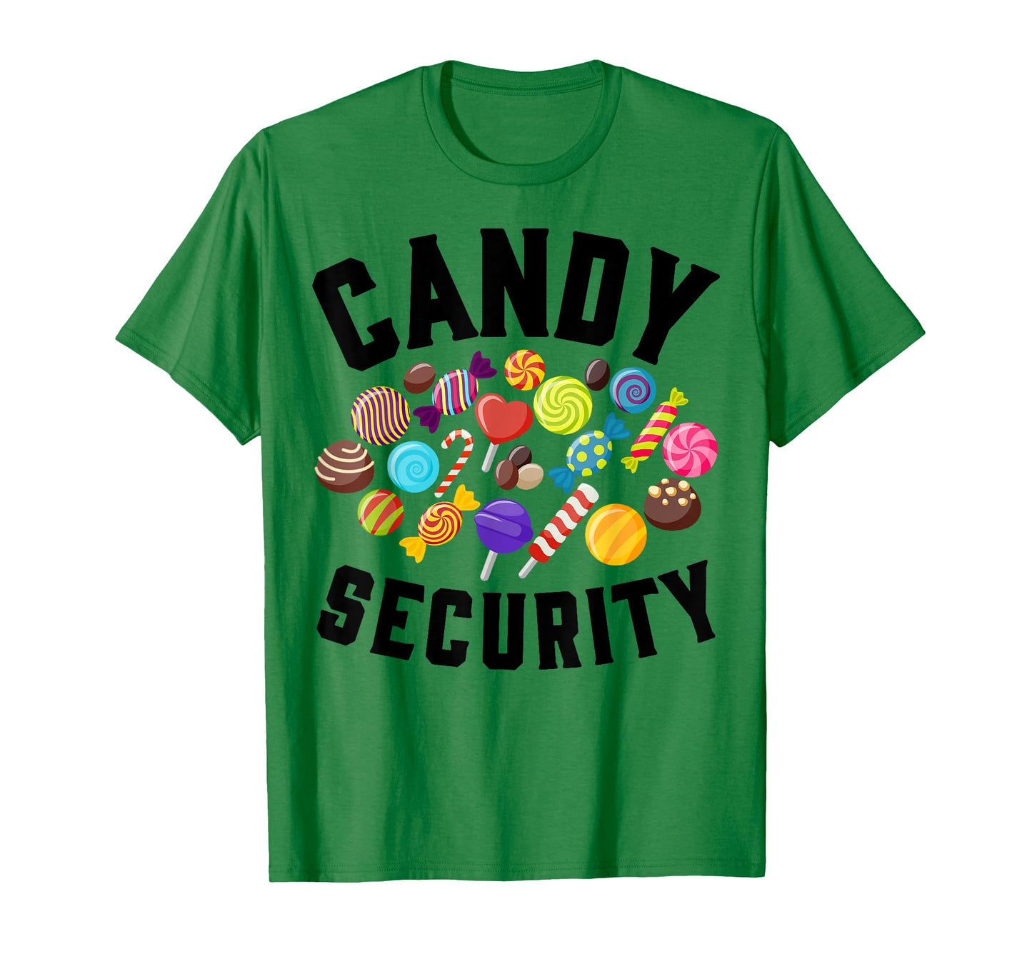 Candy Security Funny Halloween Party Costume Man Woman T-Shirt