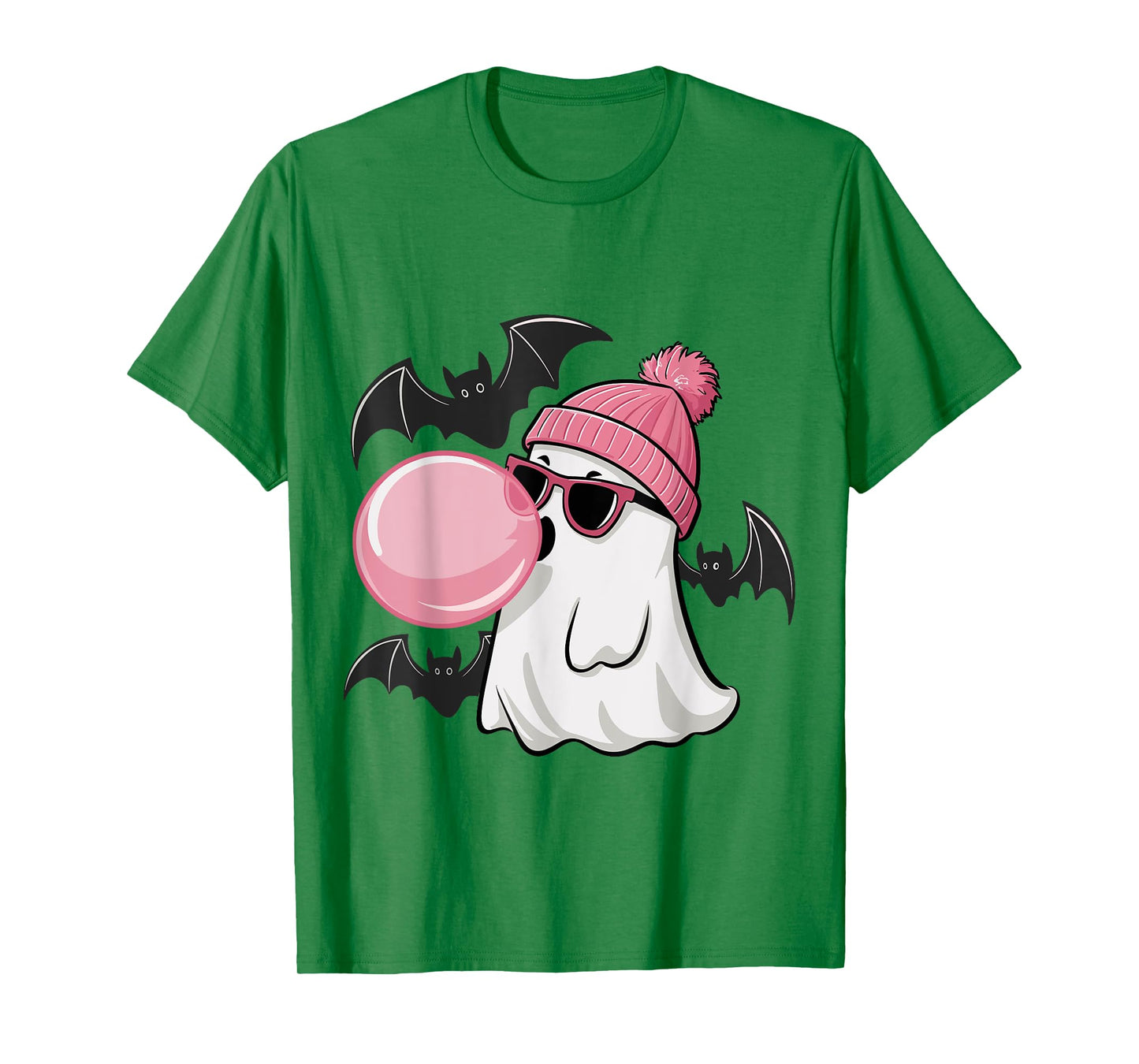 Cute Ghost Bubble Gum Lovers Spooky Halloween Costume T-Shirt