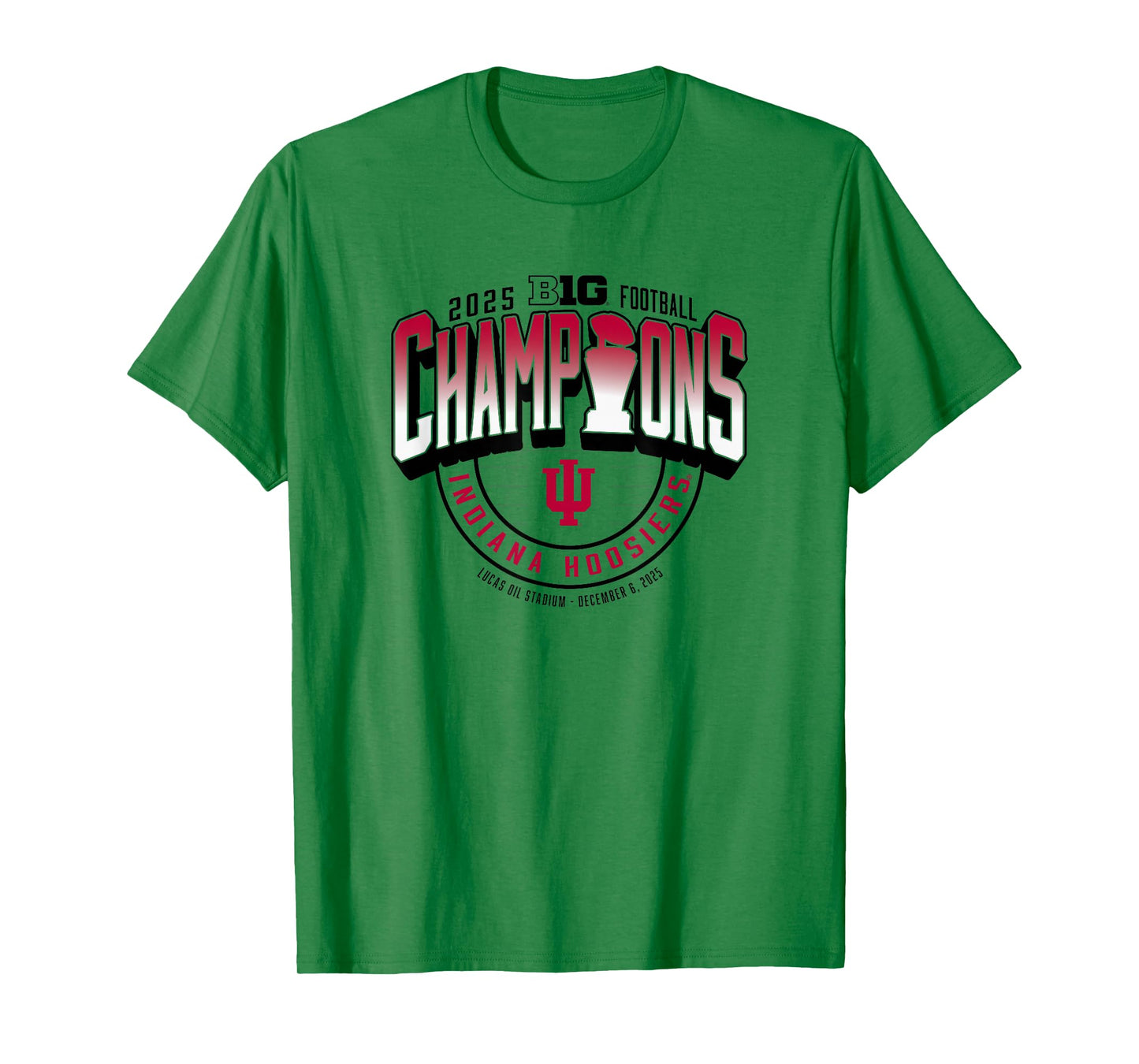 Indiana Hoosiers Big Ten Champs 2025 Football Locker Room T-Shirt