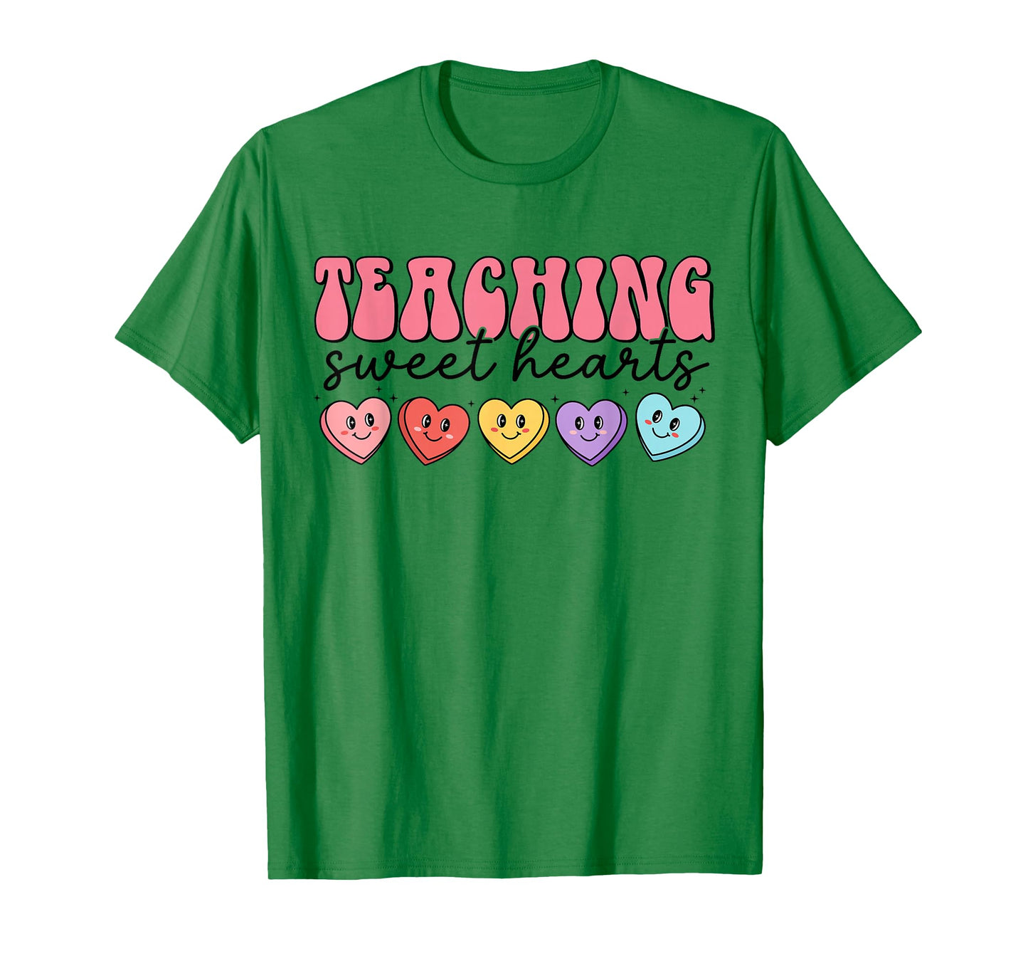 Teaching Sweat Hearts for Teacher Women Men Valentines Day T-Shirt