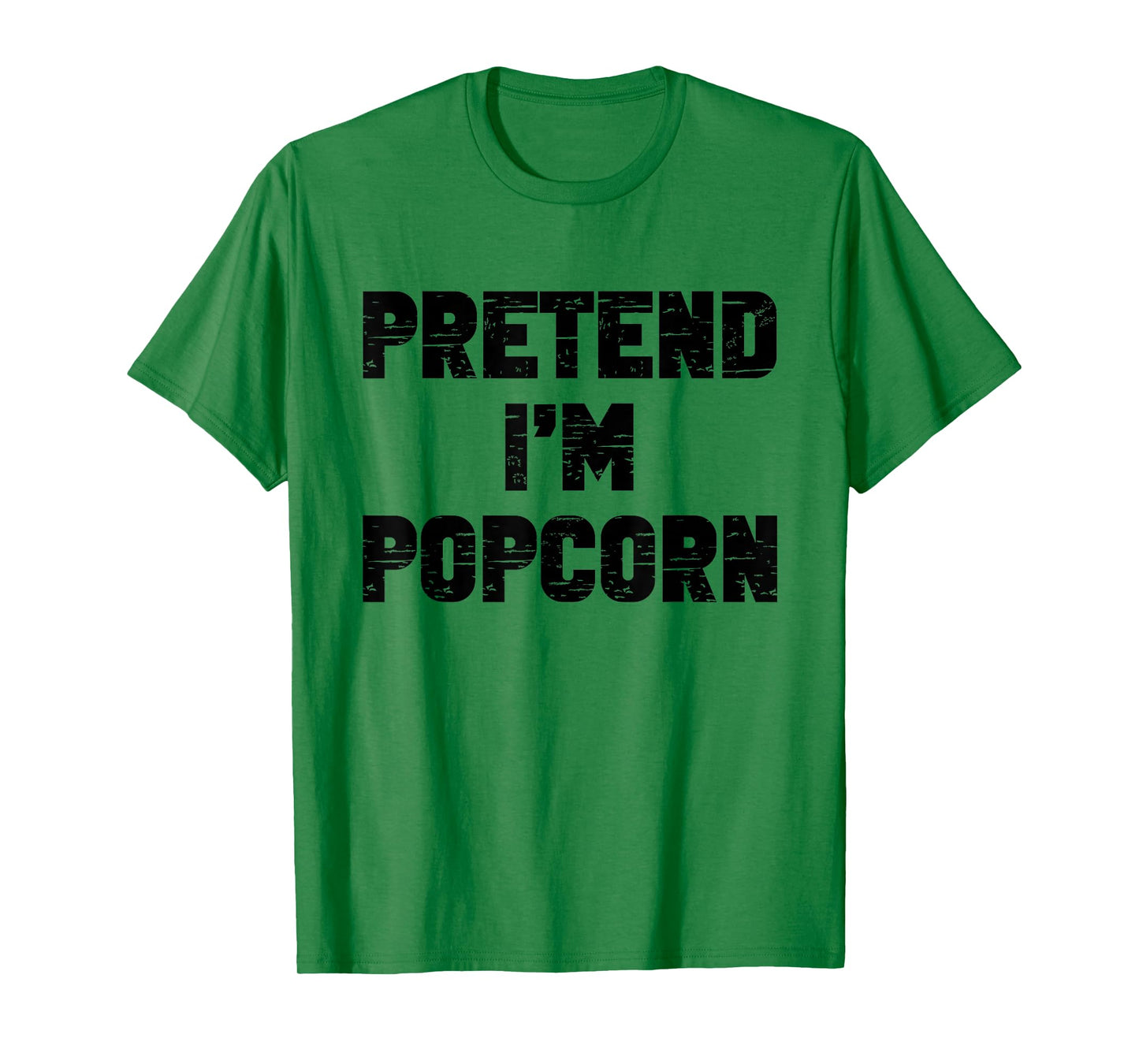 Halloween Pretend I'm A Popcorn Costume Lazy Kids Pop-Corn T-Shirt