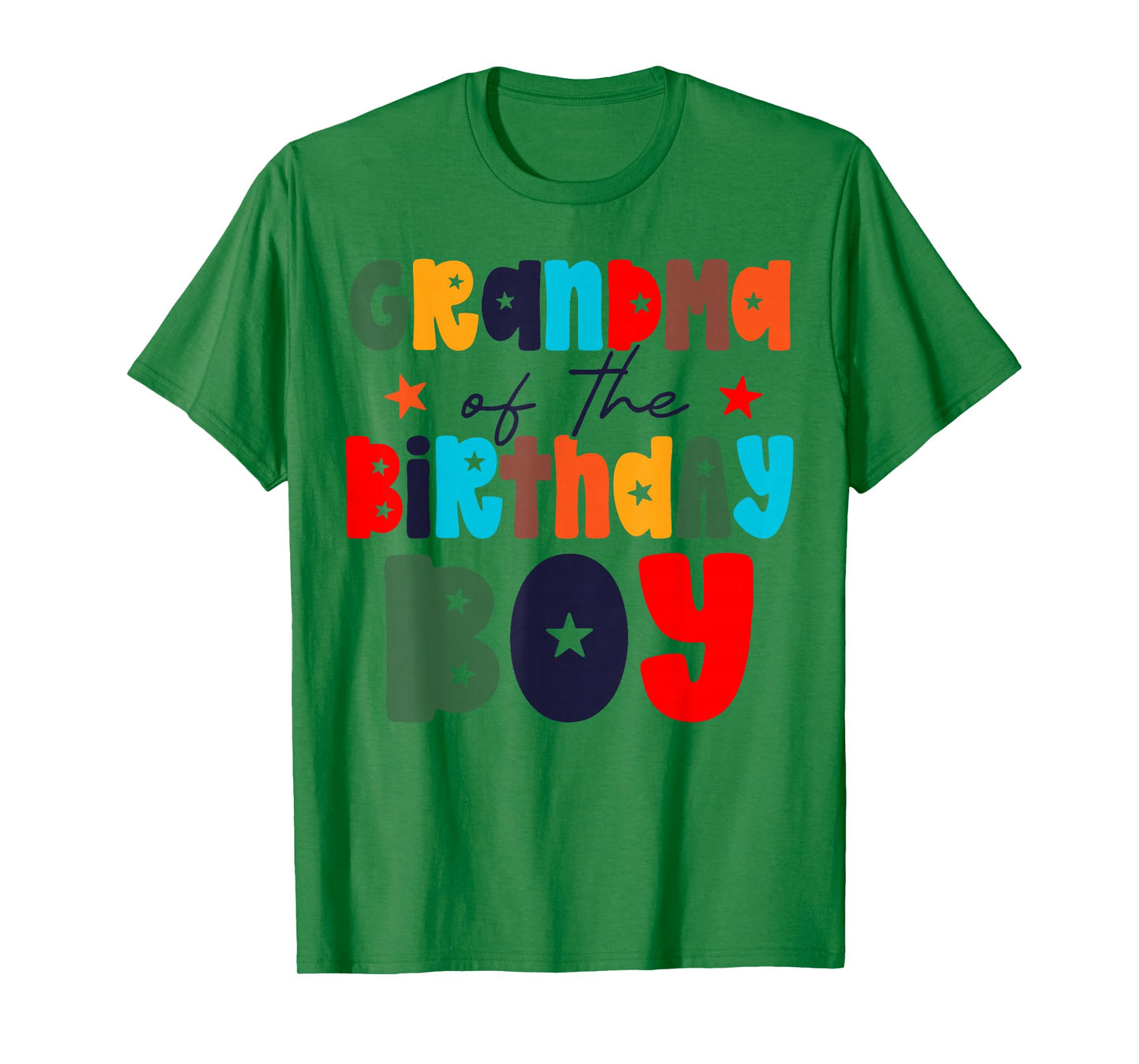 Grandma of The Birthday Boy Matching Family Birthday Party T-Shirt