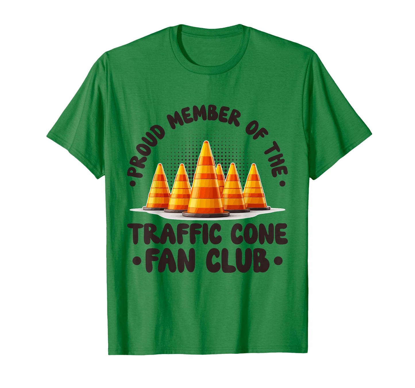 Member Of The Traffic Cone Fan Club Traffic Cone Halloween T-Shirt