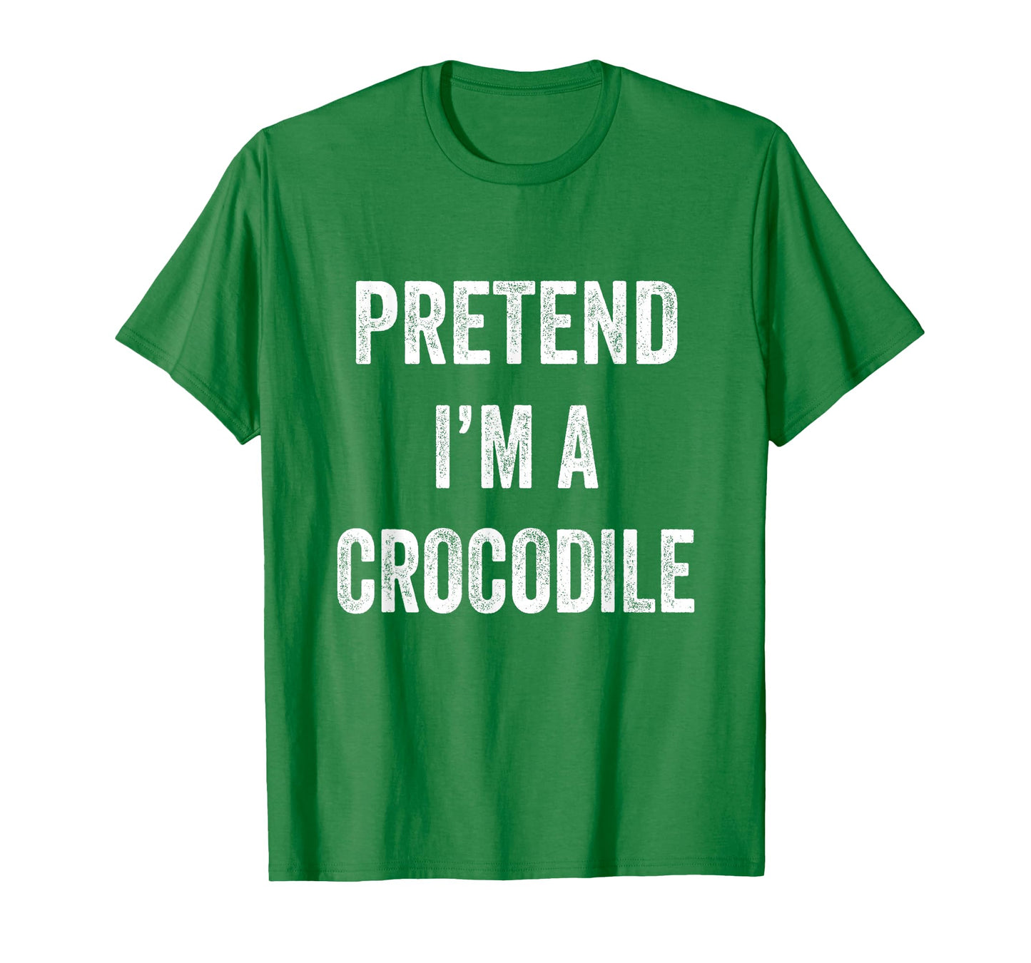 Lazy Halloween Pretend I'm Crocodile Funny Halloween Costume T-Shirt