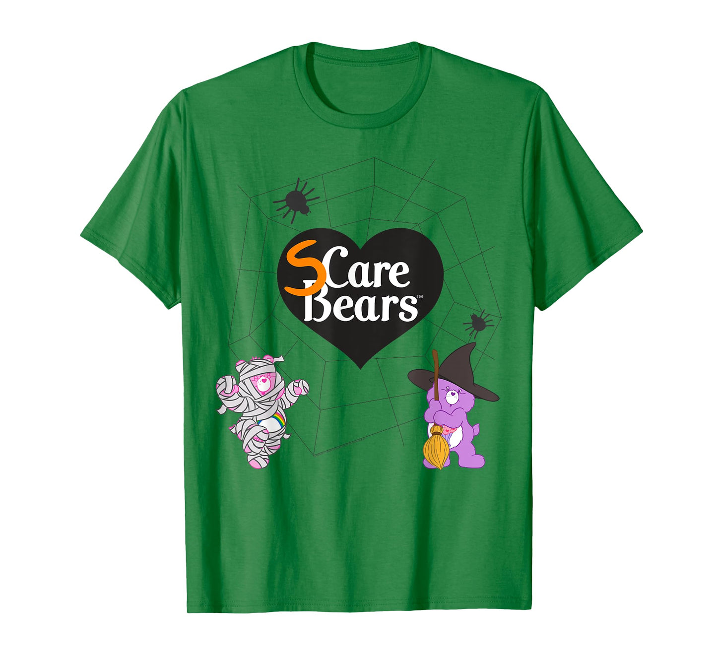 Care Bears Halloween SCare Bears Spider Web Mummy Witch T-Shirt