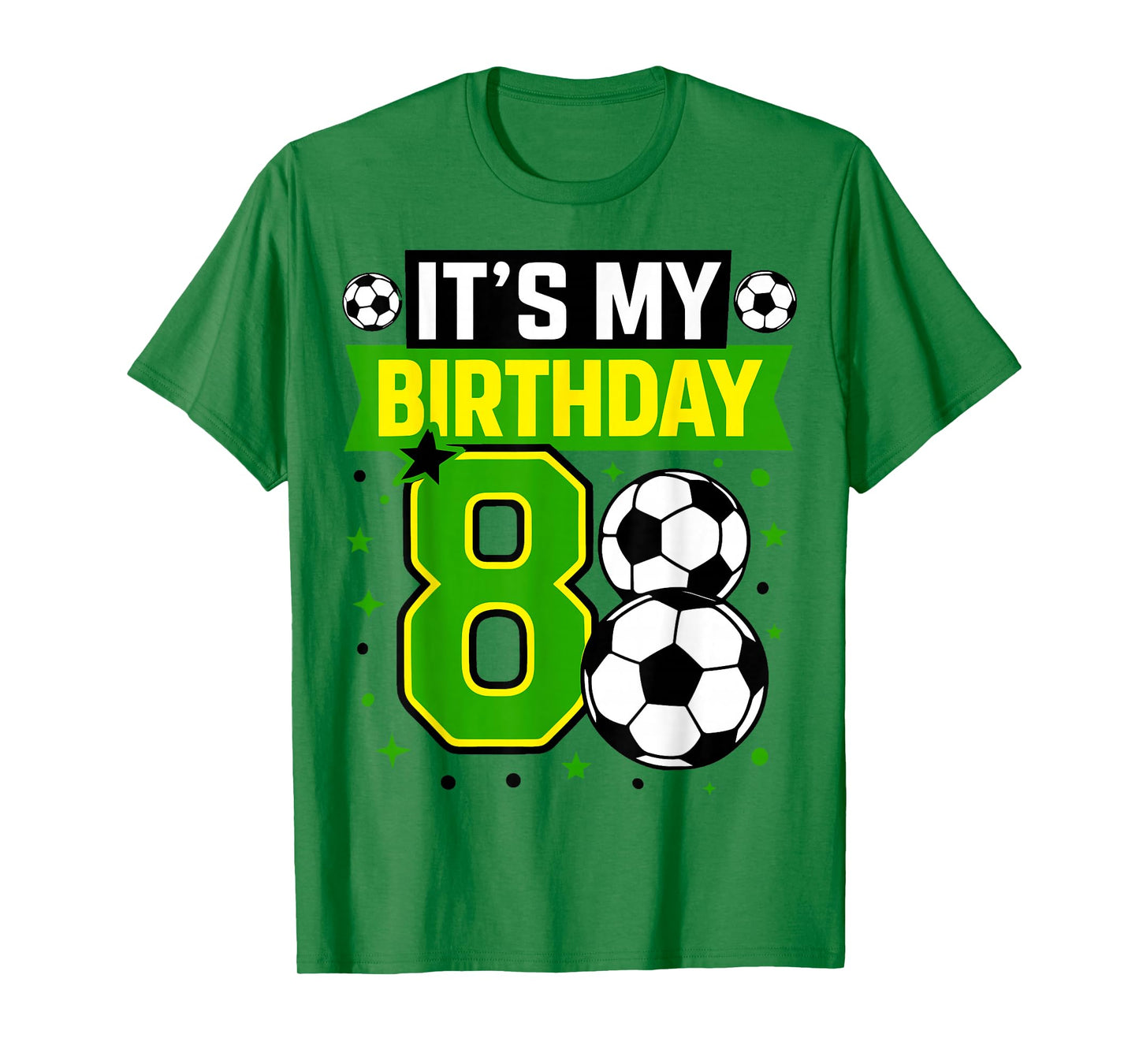 Birthday Boy Tees 8 Soccer Its My 8th Birthday Boys Soccer T-Shirt