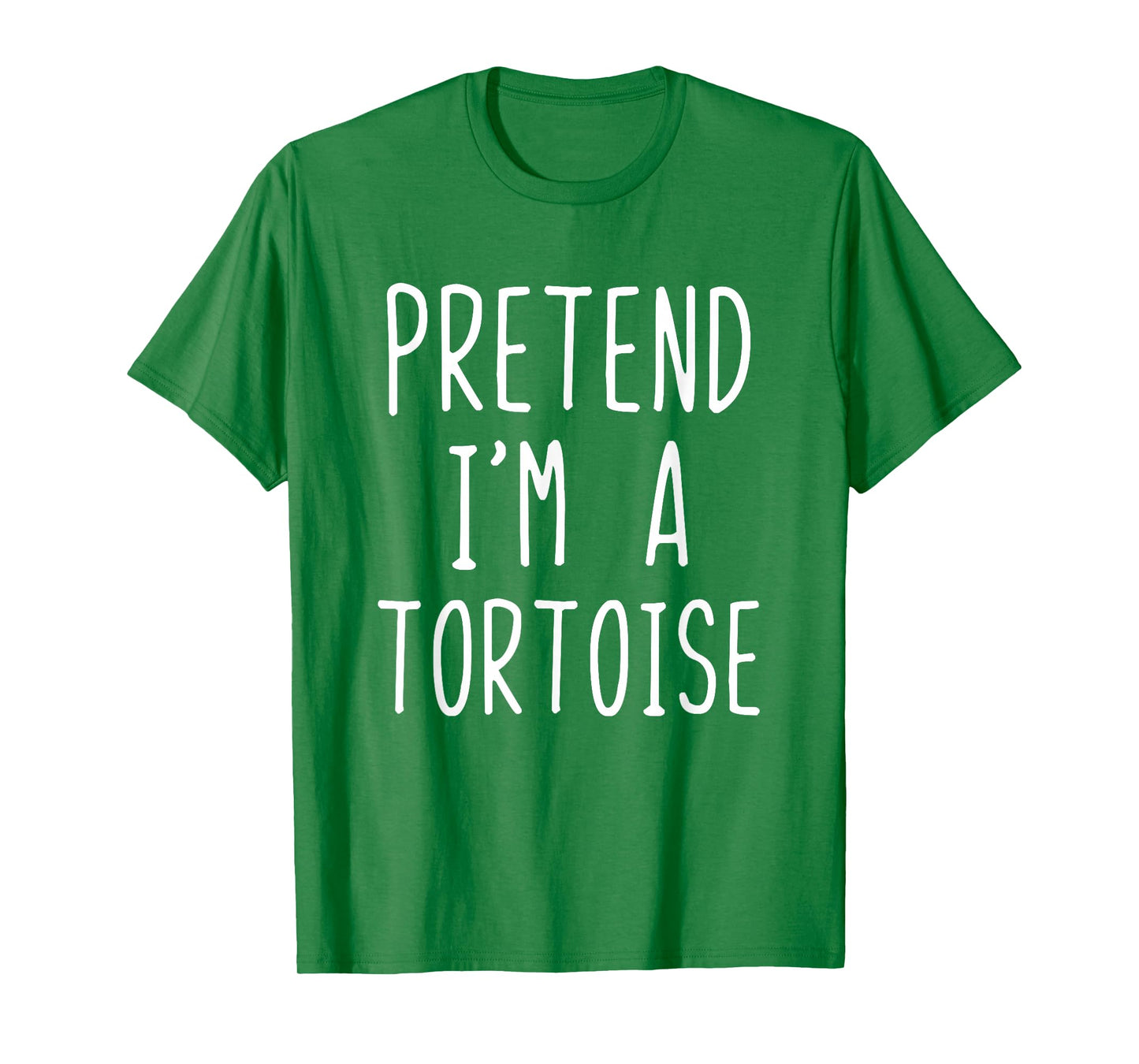 Pretend I'm A Tortoise Costume Halloween Lazy Adult Kids T-Shirt