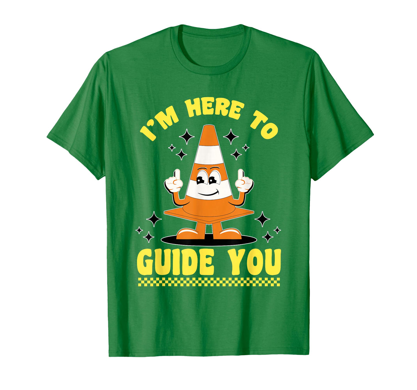 Traffic Cone Halloween Costume I'm Here To Guide You T-Shirt