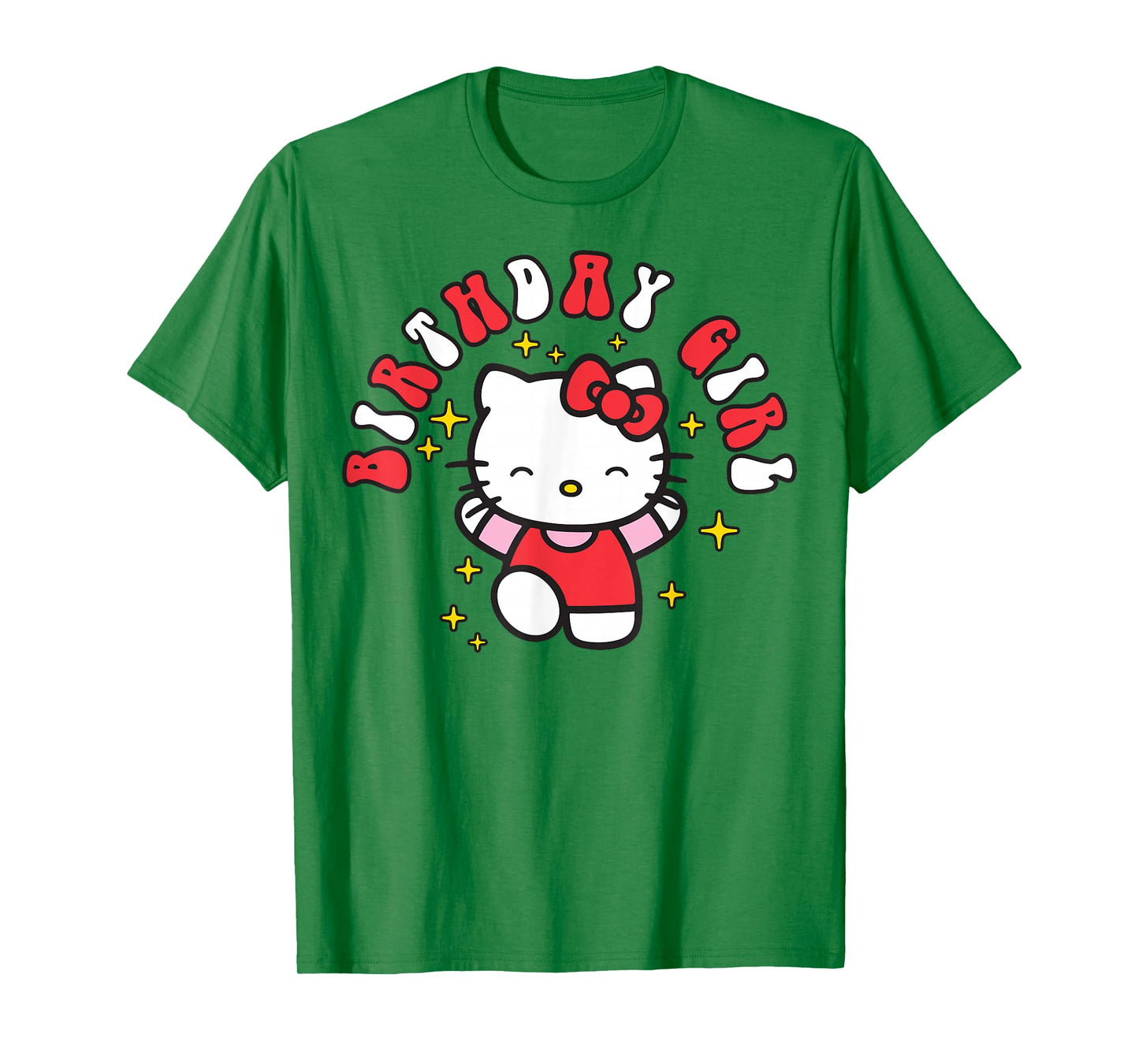 Hello Kitty Birthday Girl Hello Kitty Glimmering Happy Cheer T-Shirt