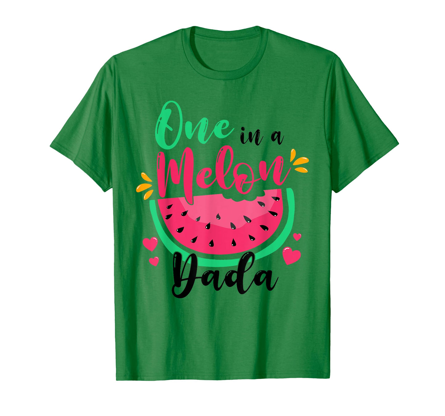 One in a Melon Dada Summer Birthday Party Matching Family T-Shirt