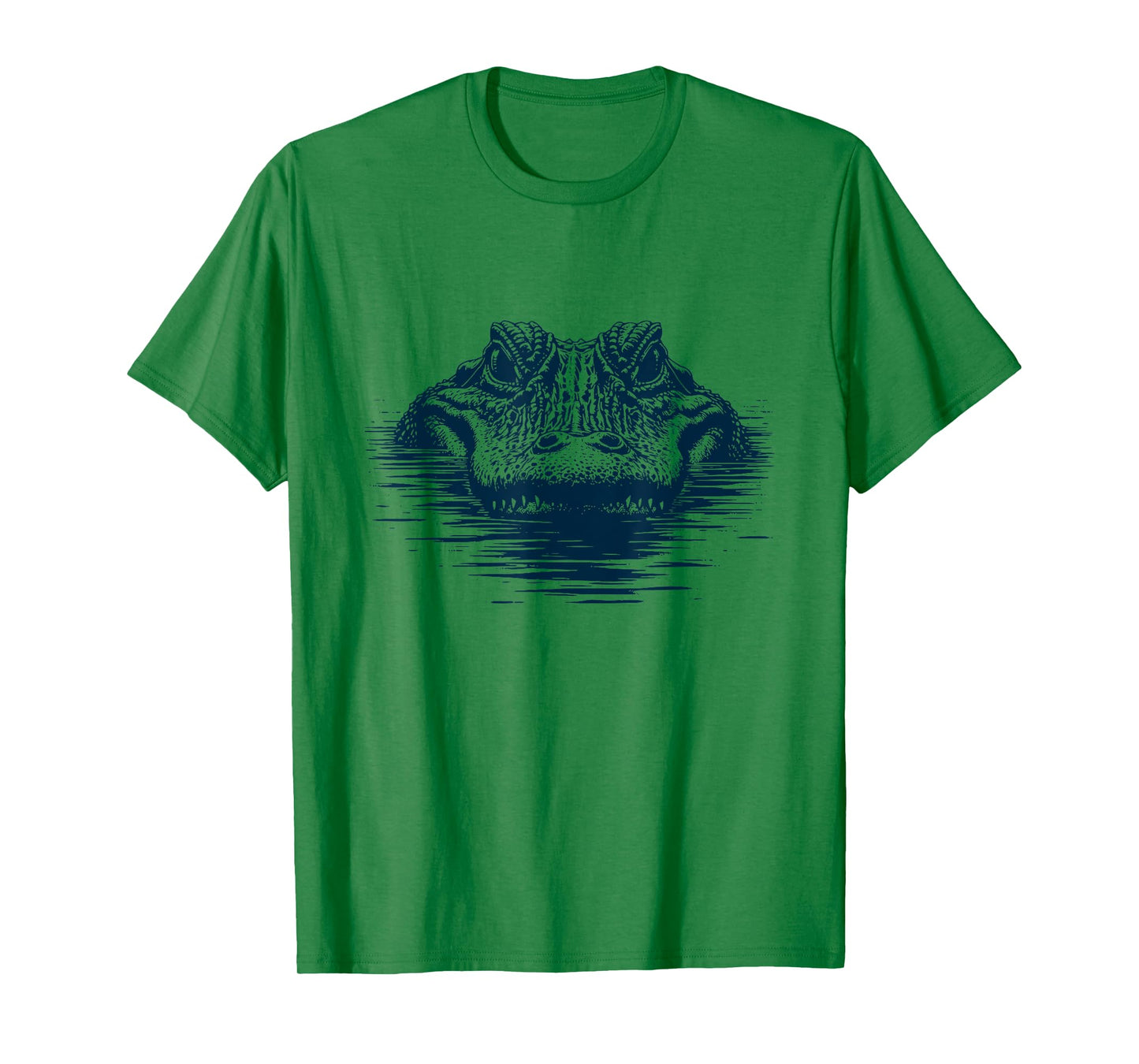 Just Chillin’ Gator - Minimal Alligator Eyes Above Water T-Shirt