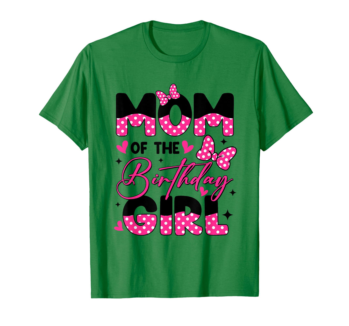 Mom of The Birthday Girl Pink Family Birthday Girls Party T-Shirt
