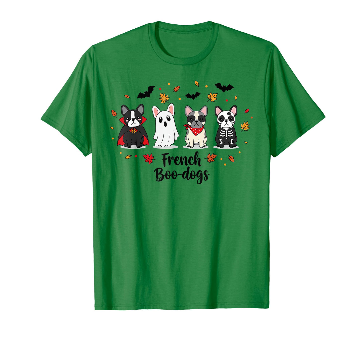 French Boo-Dog Halloween Ghost French Bulldog Fall Autumn T-Shirt