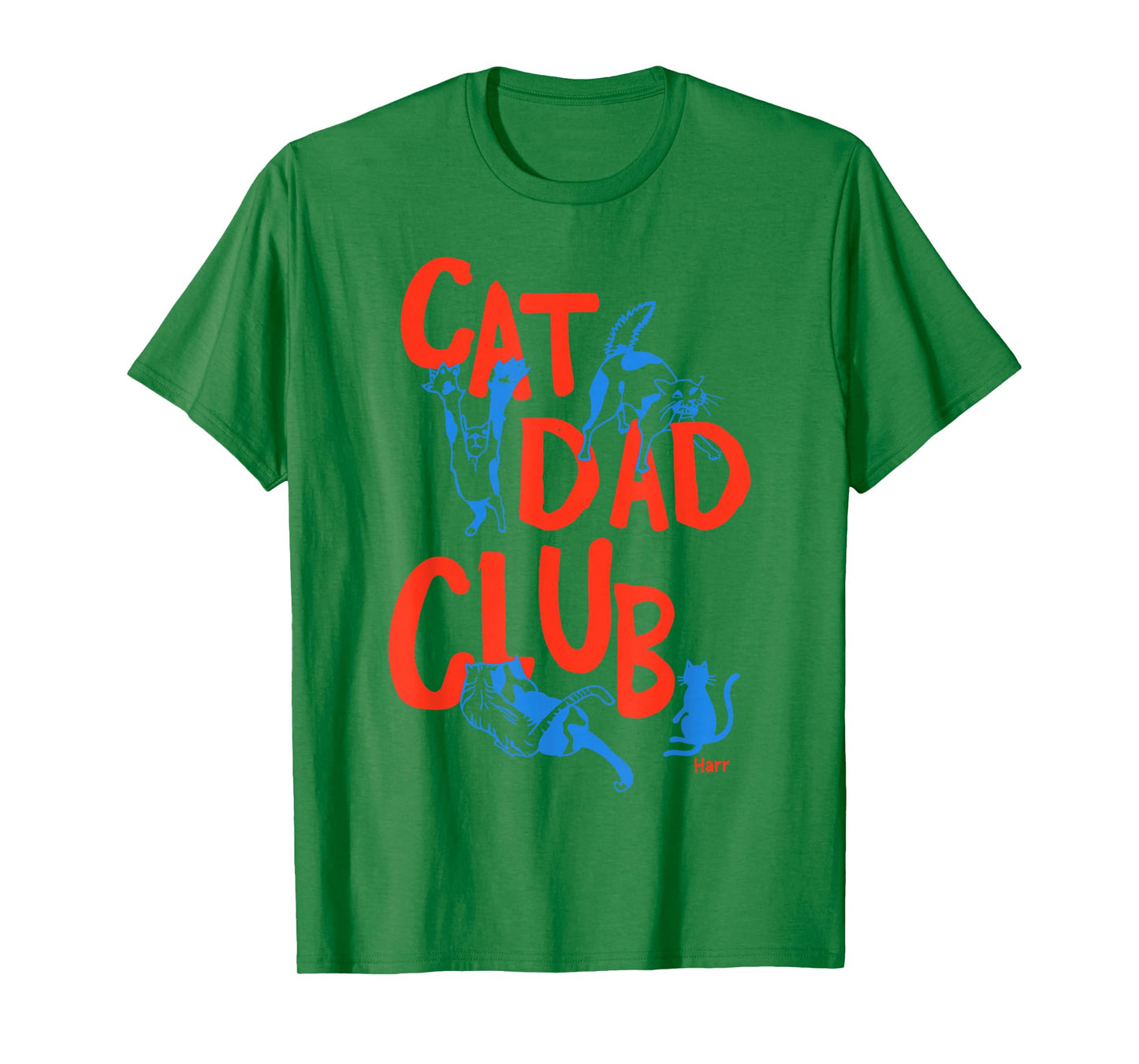 Vintage Cat Dad Club Life is Better with Cats Funny Cat Dad T-Shirt