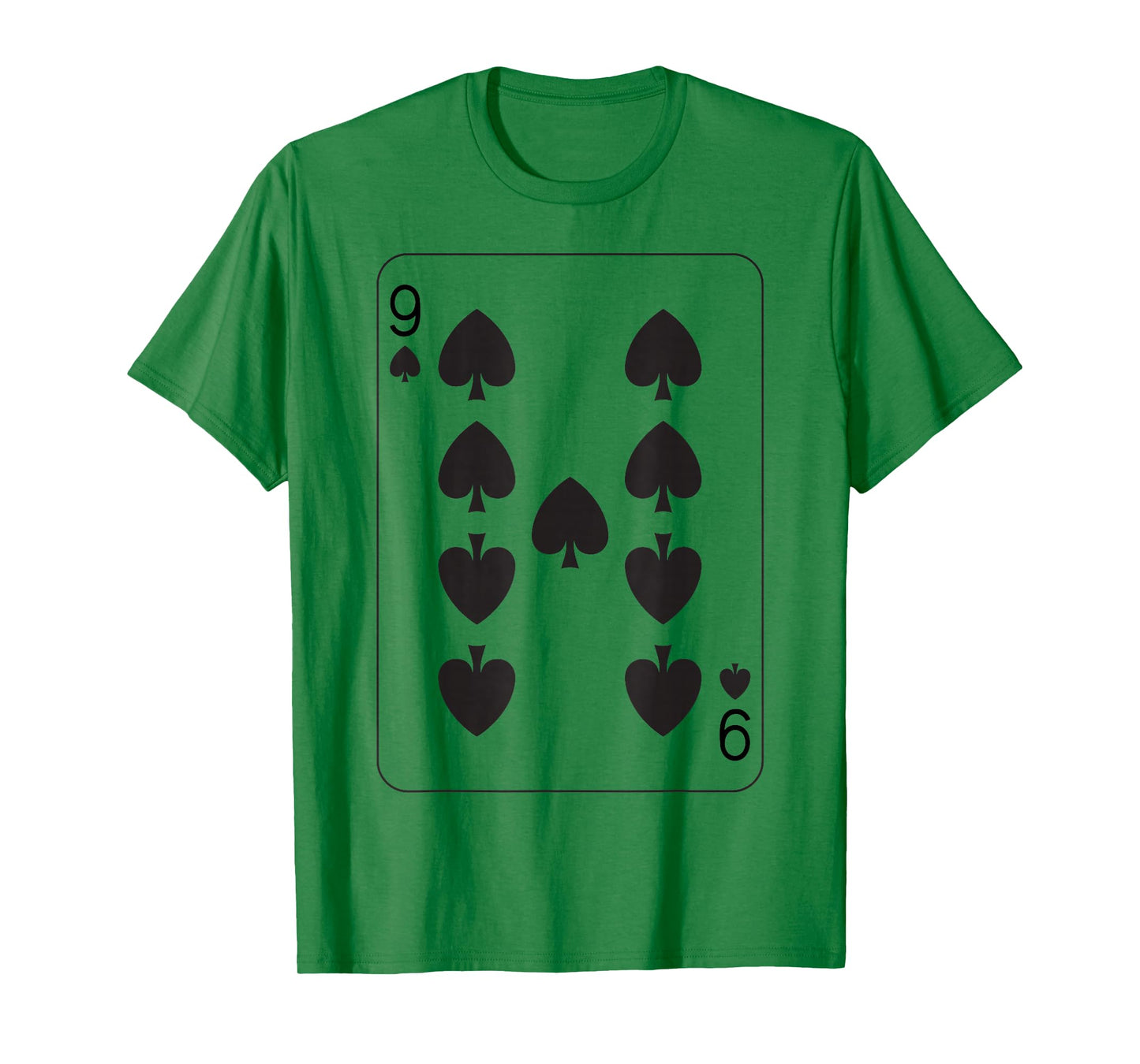 Nine of Spades | Deck of Cards Front and Back Group Costume T-Shirt