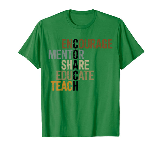 Coach Definition Best Coaches Gift Team Sports T-Shirt