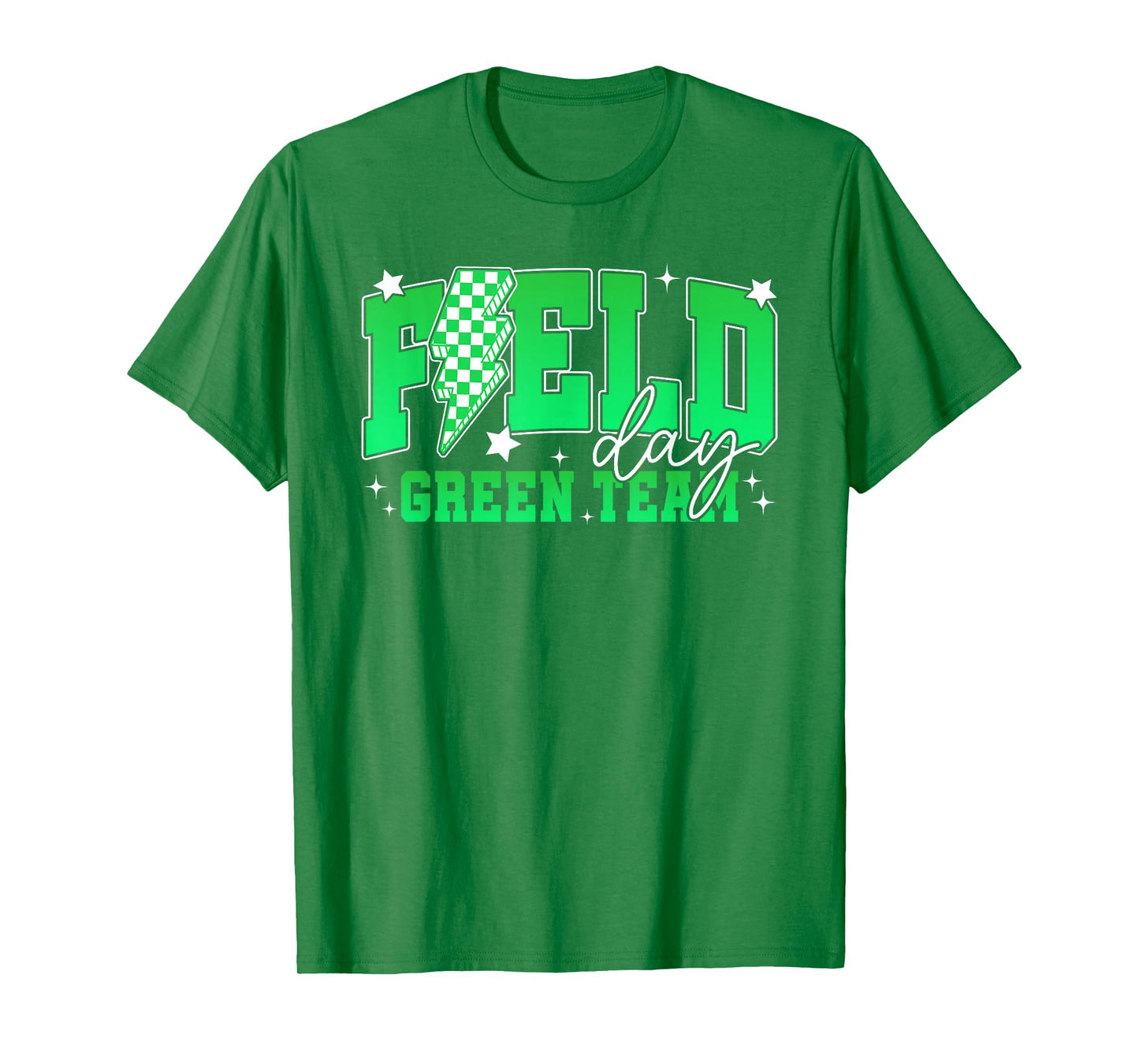 Field Day 2025 Green Team Field Trip Color Team Teacher Kid T-Shirt