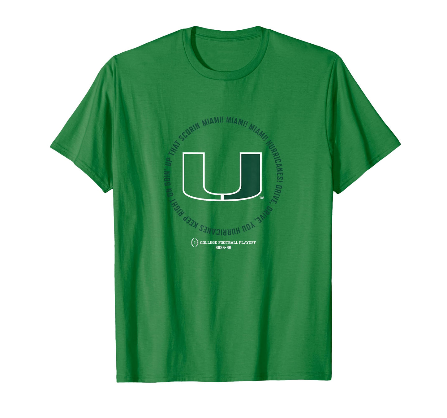 Miami Hurricanes 2025 College Football Playoff Fight Song T-Shirt