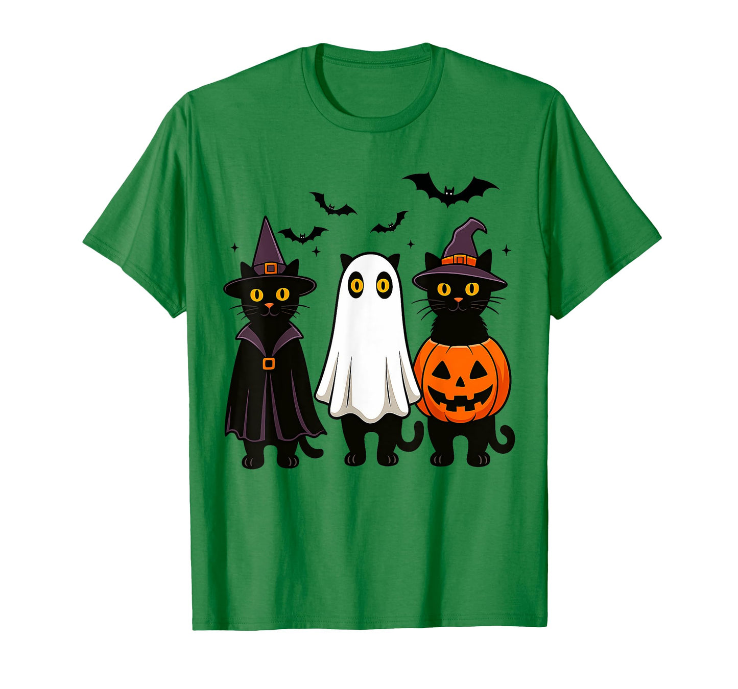 Witchy Cats and Ghostly Fun Spooky Halloween Costumes T-Shirt