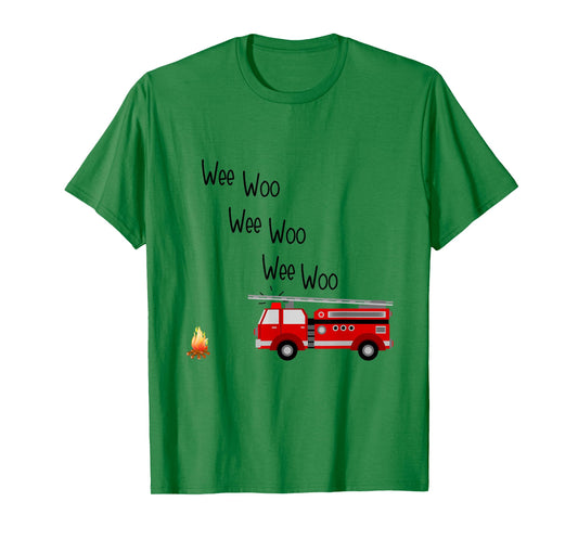 Wee Woo Squad Fire Truck Adventure Firefighter T-Shirt